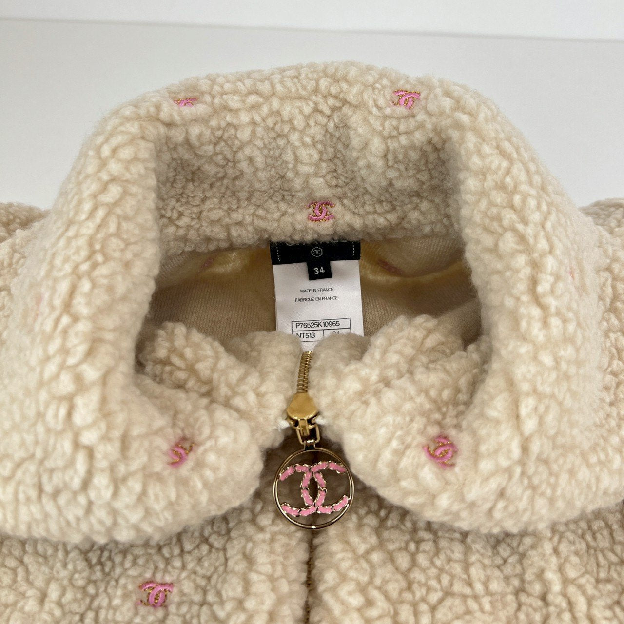 ボアジャケット P76525K10965 Beige ベージュ サイズ34