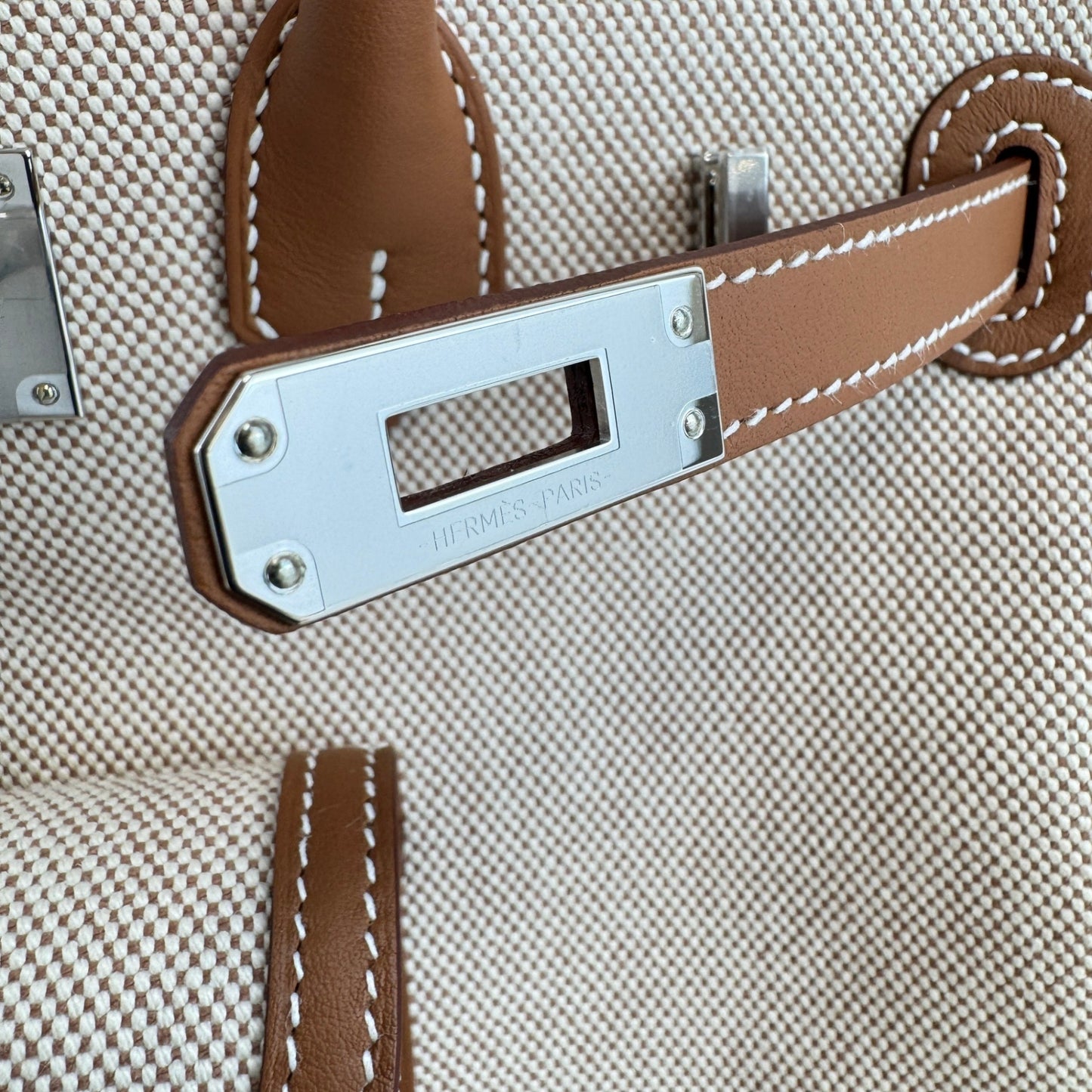 Birkin25 cargo バーキン25 カーゴ Gold ゴールド Toile gieland/Swift トワルゴエラン/スイフト PHW シルバー金具 Stamp-K K刻印