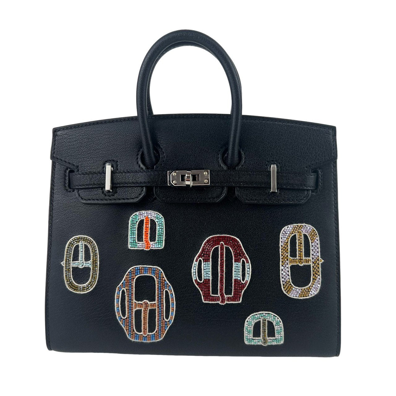 Birkin20 bouclerie moderne casaques バーキン20 ブークレリー モデルヌ カザック Black ブラック Chevre シェーブル PHW シルバー金具 Stamp-W W刻印