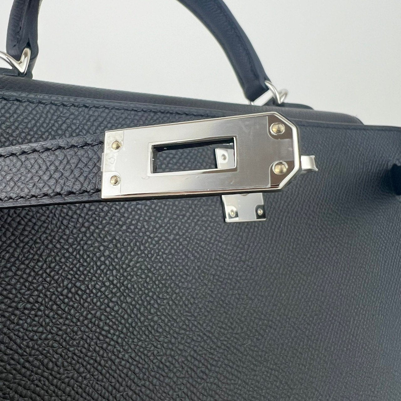 Kelly25 ケリー25 Black ブラック Epsom エプソン PHW シルバー金具 Stamp-W W刻印