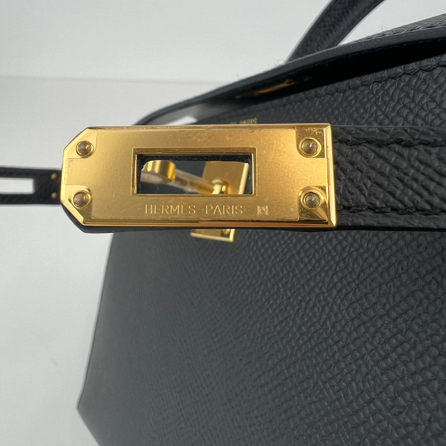 Mini kelly ミニケリー Black ブラック GHW ゴールド金具 Stamp-W W刻印 Epsom エプソン