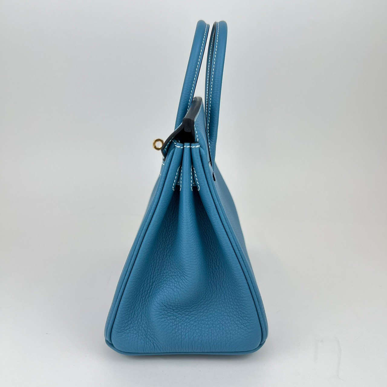 新品 HERMES エルメス Birkin25 バーキン25 Blue Jean ブルージーン B刻 GHW ゴールド金具