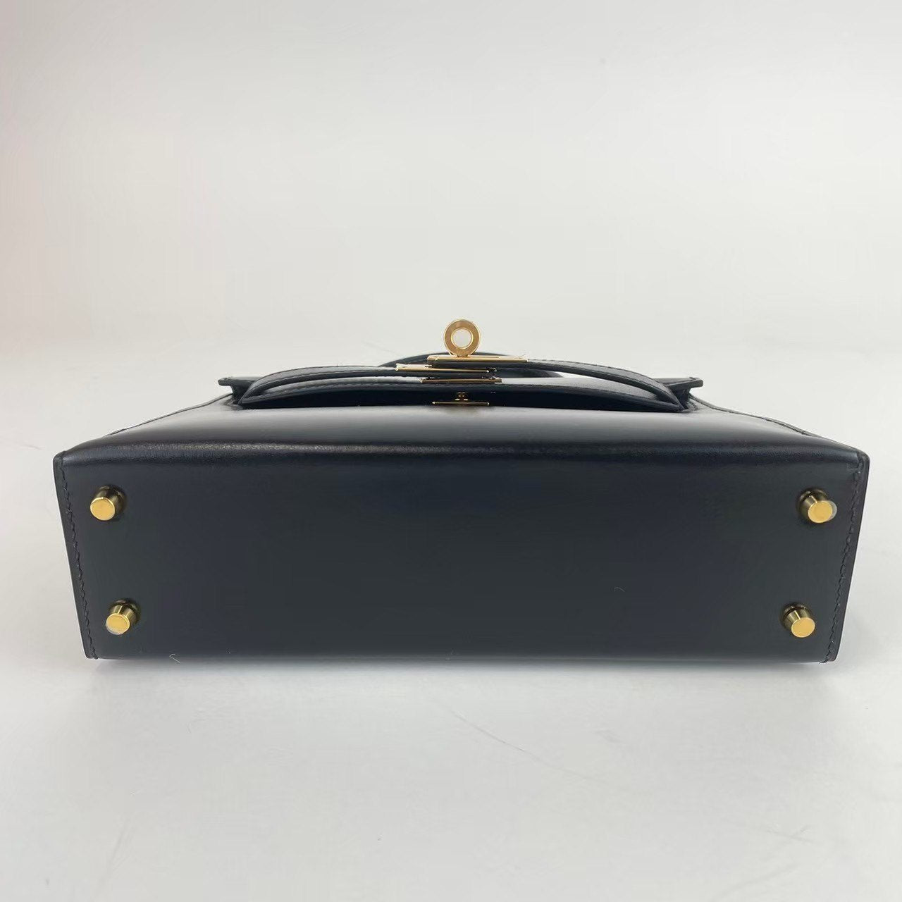 Mini Kelly ミニケリー Black ブラック Box calf ボックスカーフ GHW ゴールド金具 Z刻