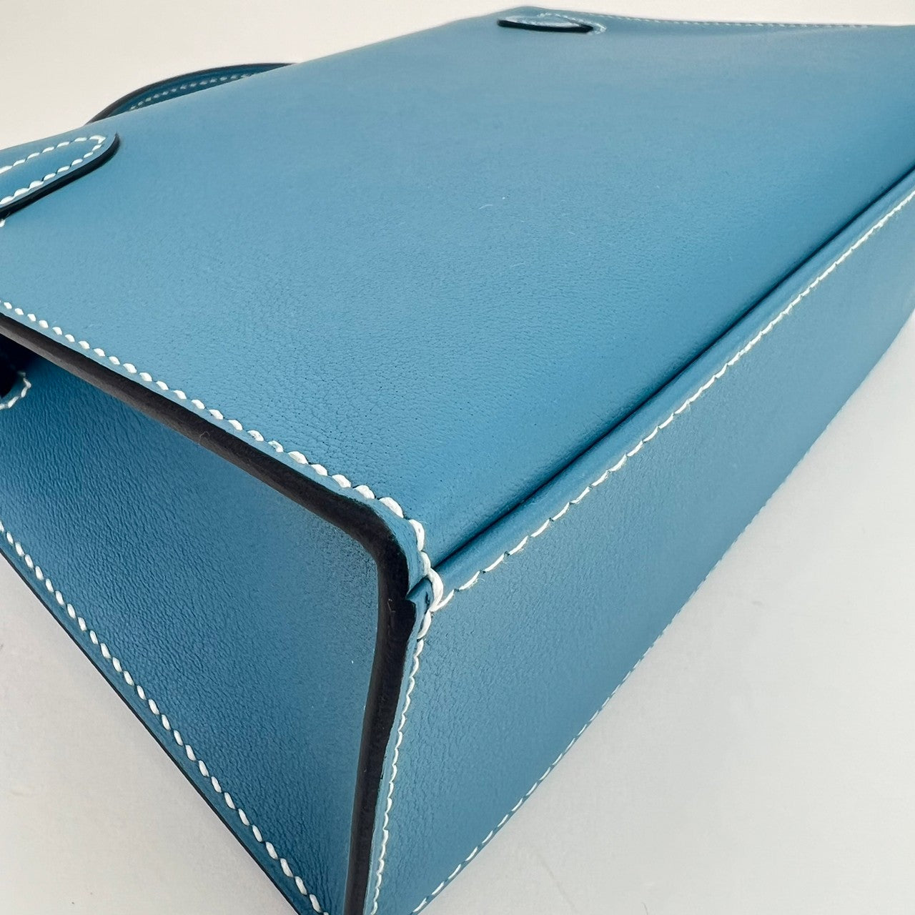 Pochette kelly ポシェットケリー Blue jean ブルージーン Swift スイフト GHW ゴールド金具 B刻印