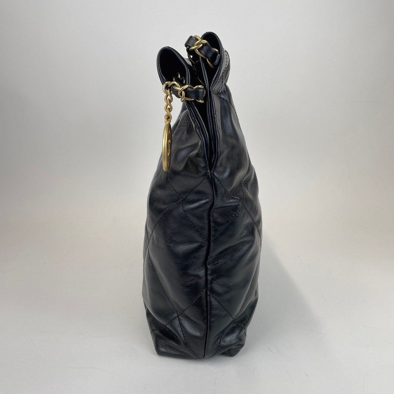 CHANEL22 シャネル22 Black ブラック GHW ゴールド金具 レディース チェーンバッグ