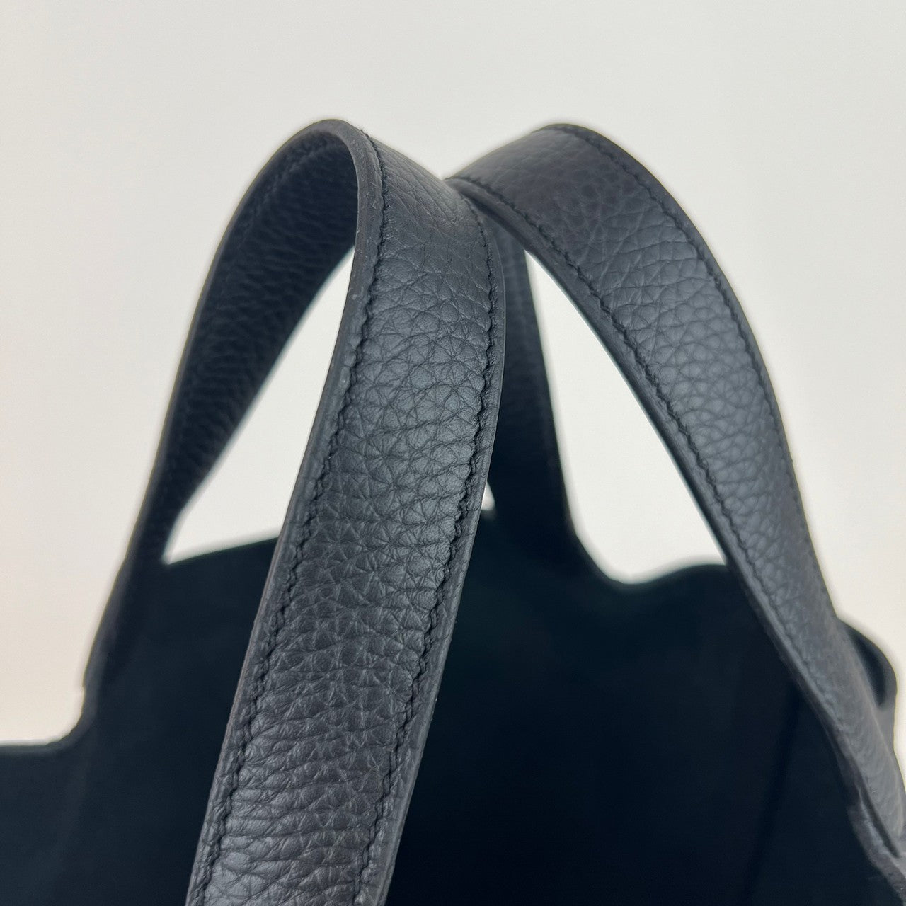 Picotin Lock PM ピコタンロックPM Black ブラック Taurillon clemenceトリヨンクレマンス PHW シルバー金具 B刻印