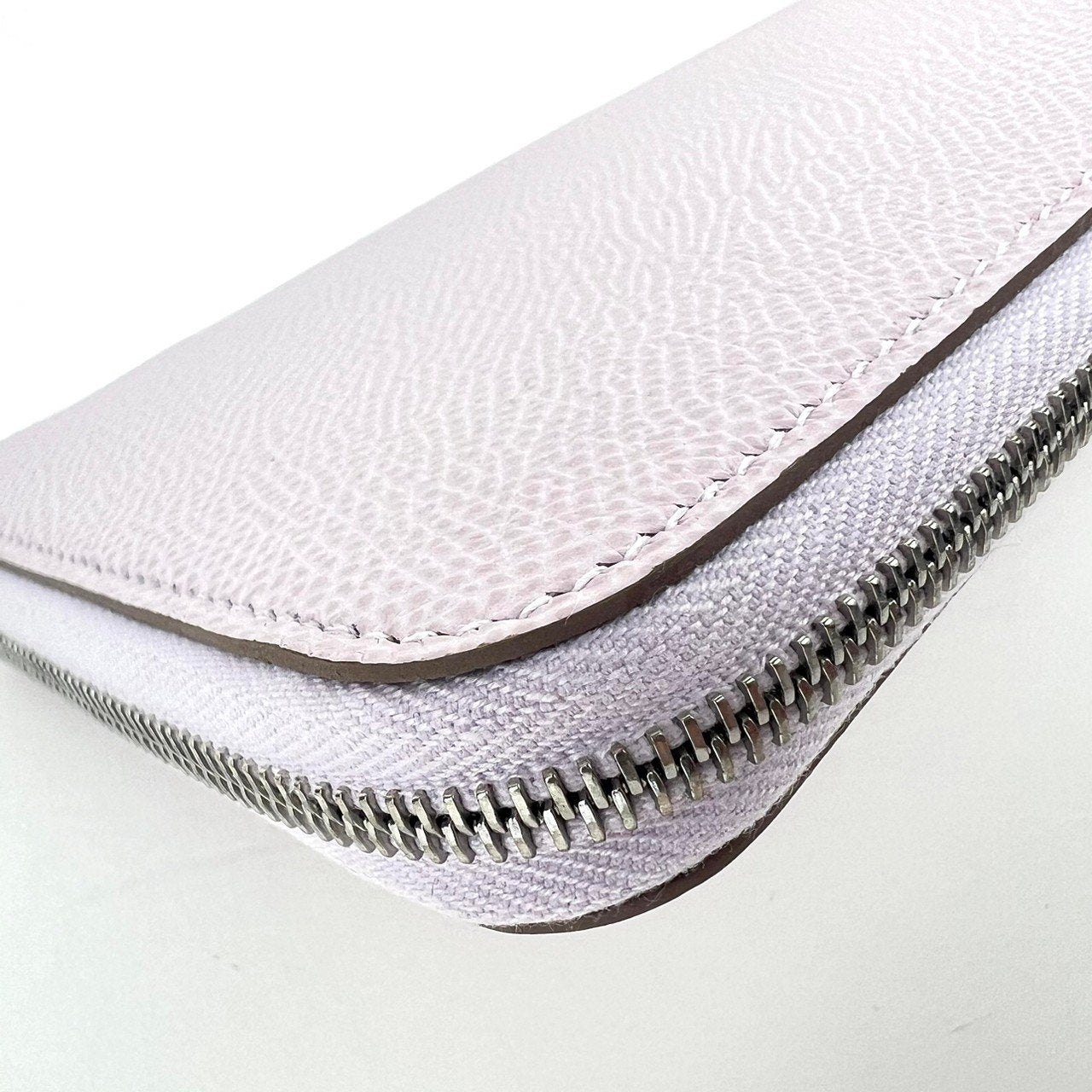 AZAP SILKIN LONG アザップ シルクイン ロング Stamp-B B刻印 Epsom エプソン Mauve Pale モーヴペール SV925 シルバー金具 長財布