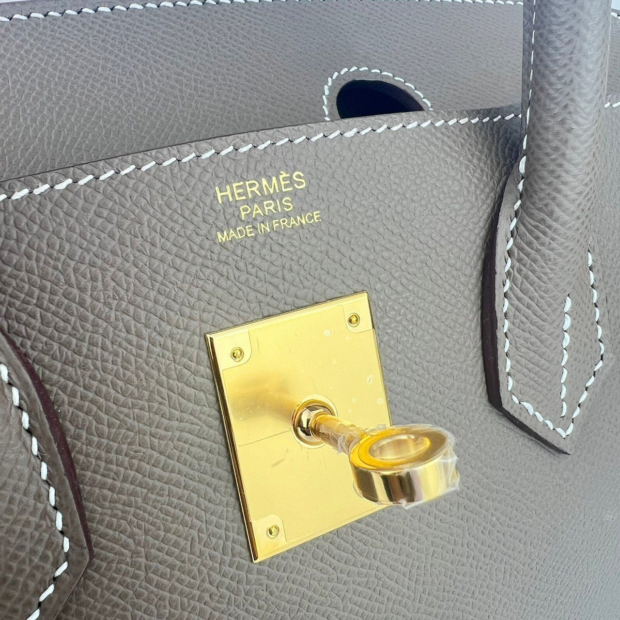 Birkin30 バーキン30 Etoupe エトープ Epsom エプソン GHW ゴールド金具 B刻