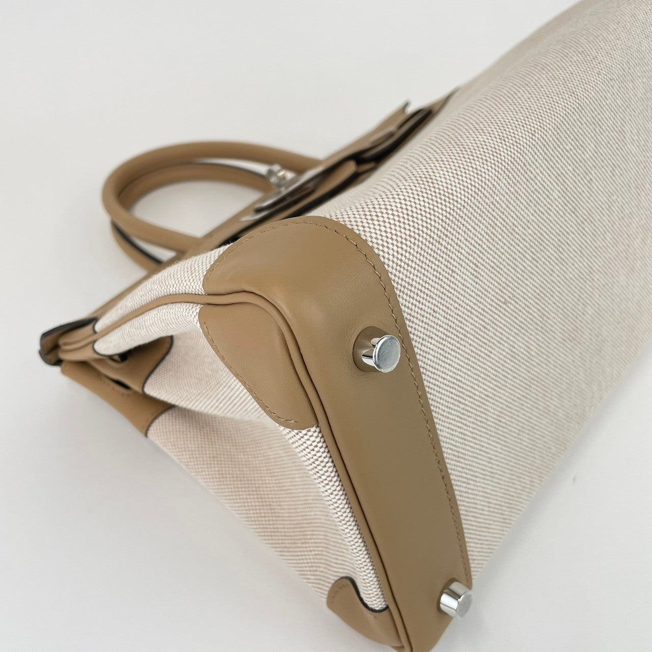 Birkin30 バーキン30 Chai チャイ PHW シルバー金具 B刻 Swift/Toile H スイフト/トワルアッシュ ハンドバッグ