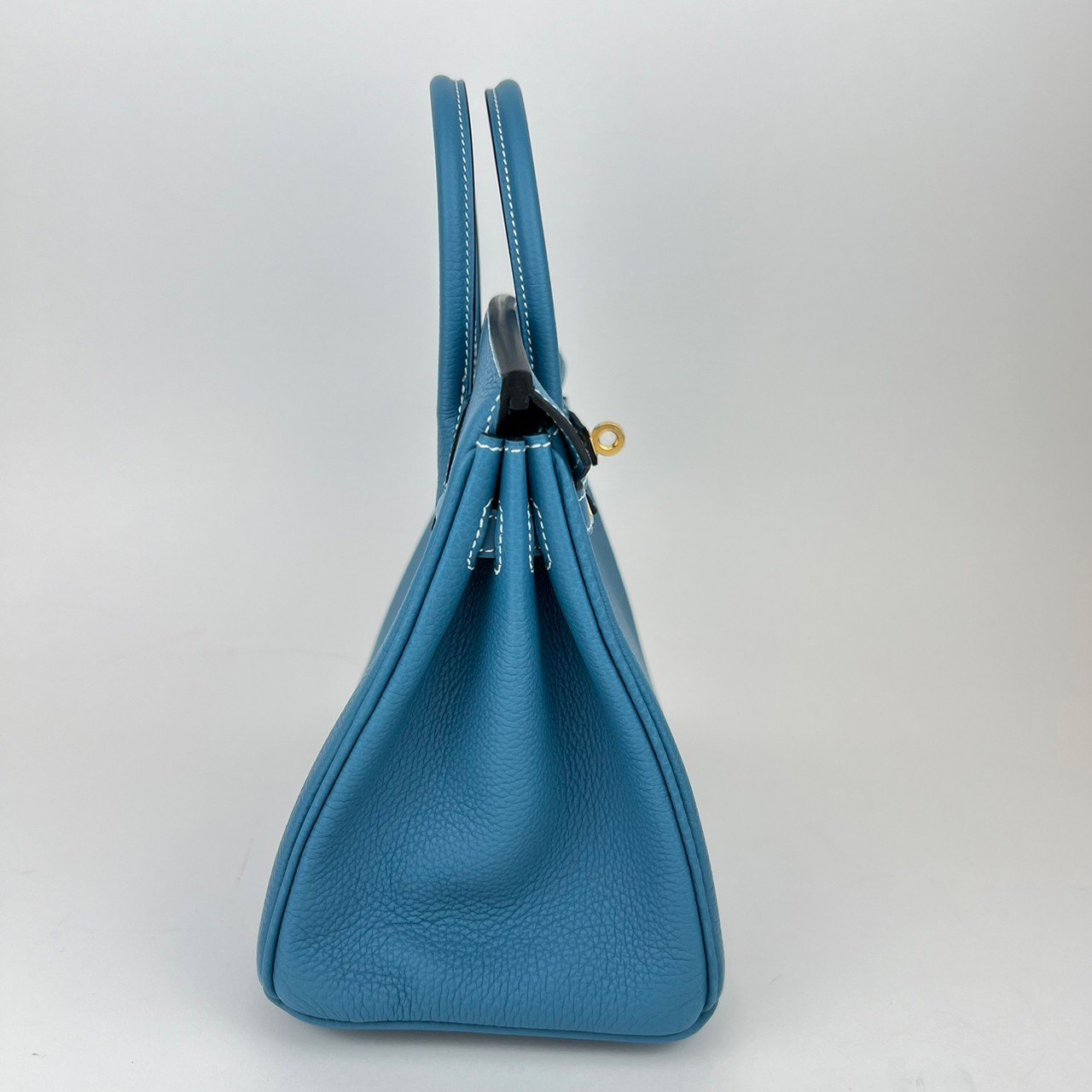 新品 HERMES エルメス Birkin25 バーキン25 Blue Jean ブルージーン B刻 GHW ゴールド金具