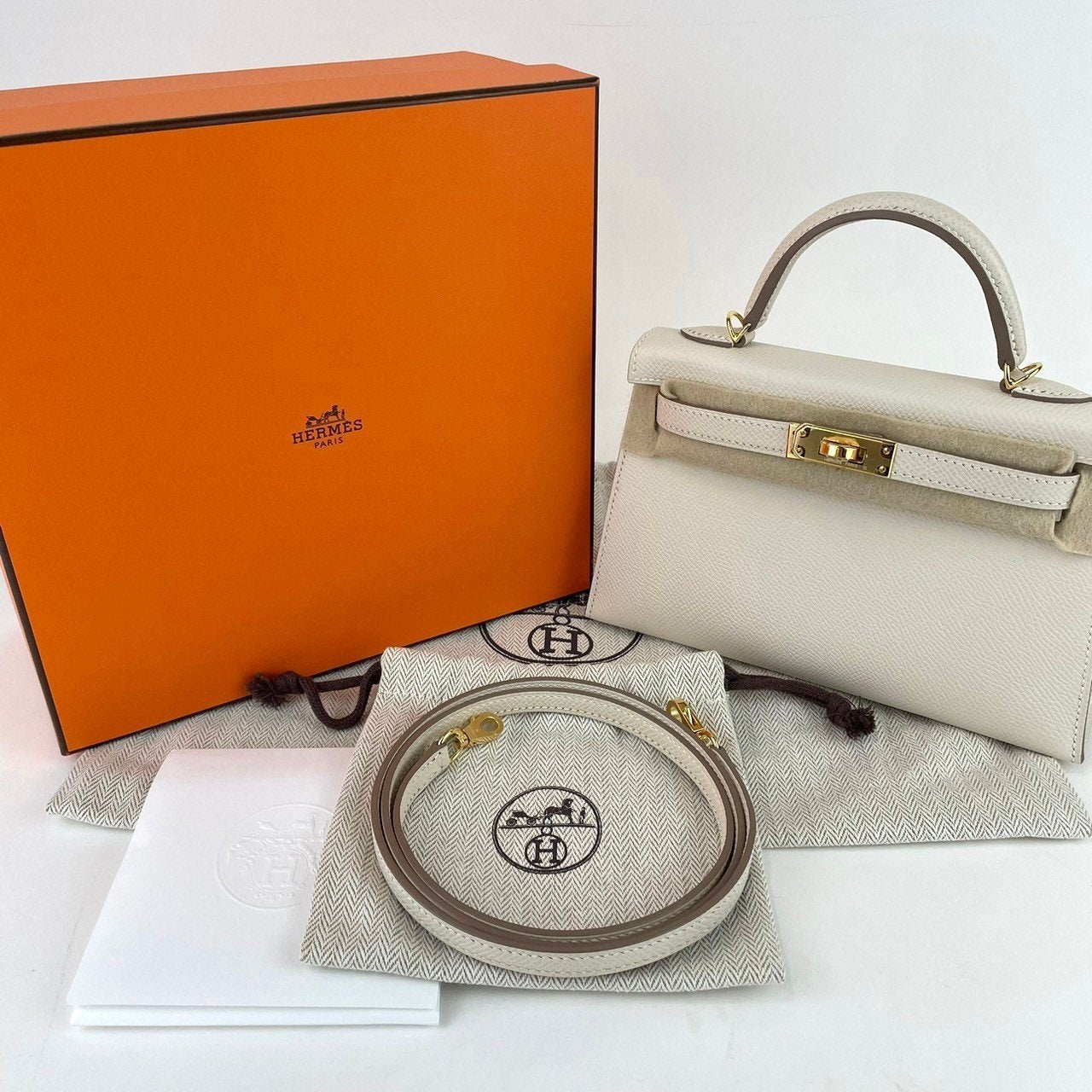 Minikelly ミニケリー Craie クレ Epsom エプソン GHW ゴールド金具 B刻