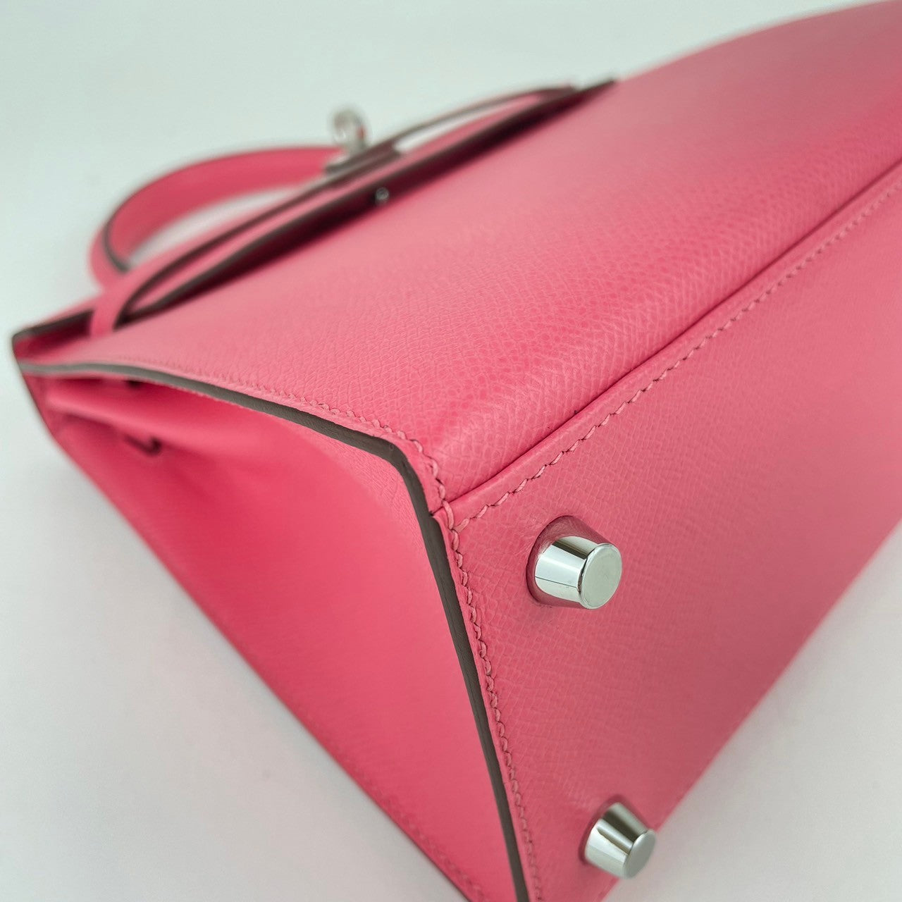 Kelly25 ケリー25 Rose azalee ローズアザレ Epsom エプソン PHW シルバー金具 2WAYバック ハンドバック ショルダーバック