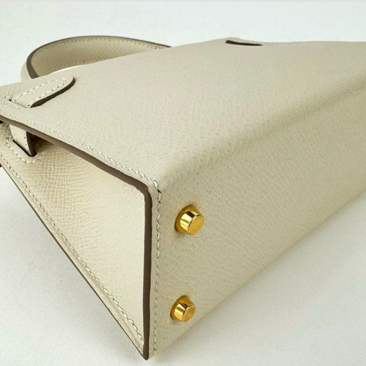 Mini Kelly personal order ミニケリーパーソナルオーダー Epsom エプソン Craie/Gold クレ/ゴールド GHW ゴールド金具 Z刻 レディースバッグ ショルダーバッグ