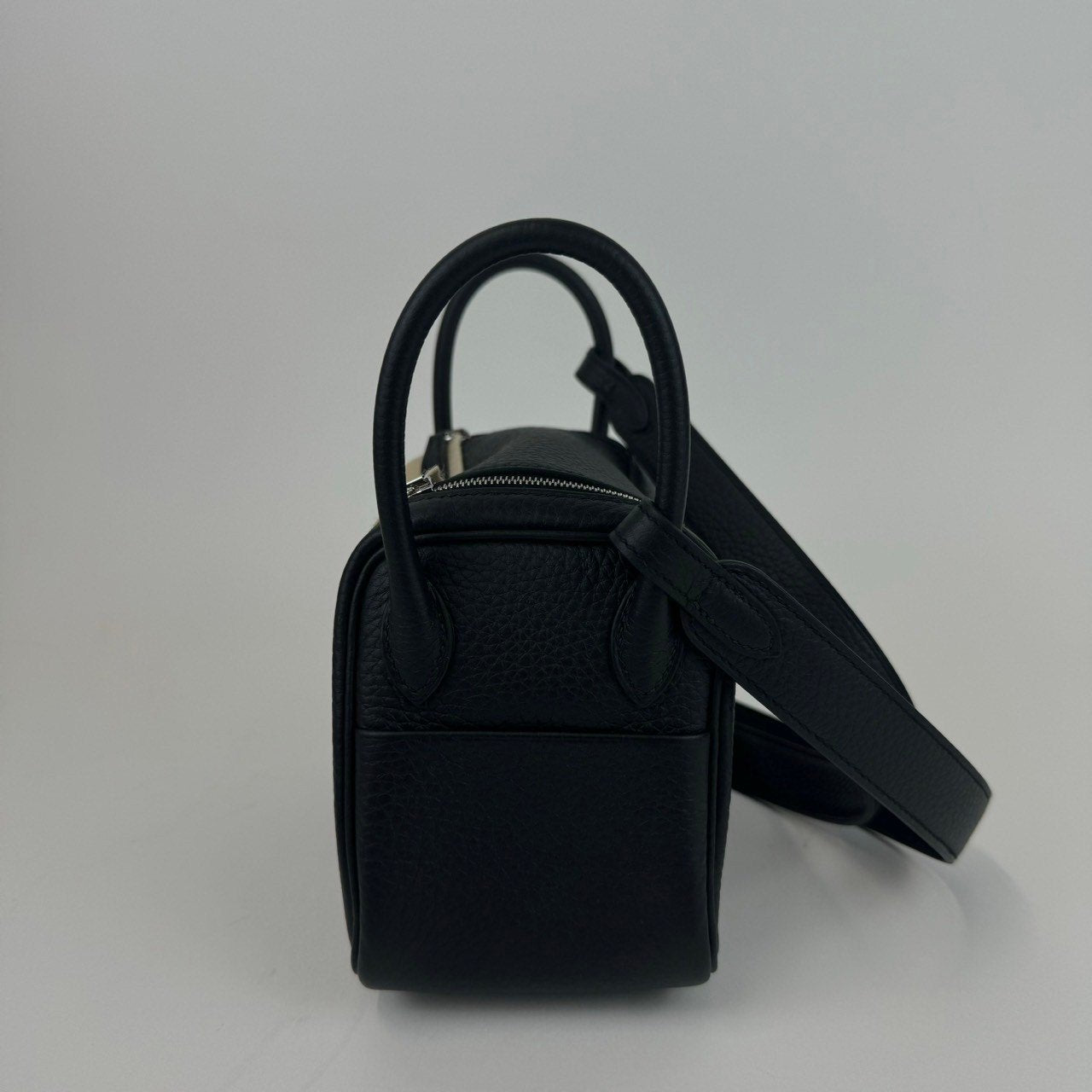 リンディミニ Minilindy Black ブラック Clemance トリヨンクレマンス PHW シルバー金具 B刻 2WAY ハンドバック ショルダーバック
