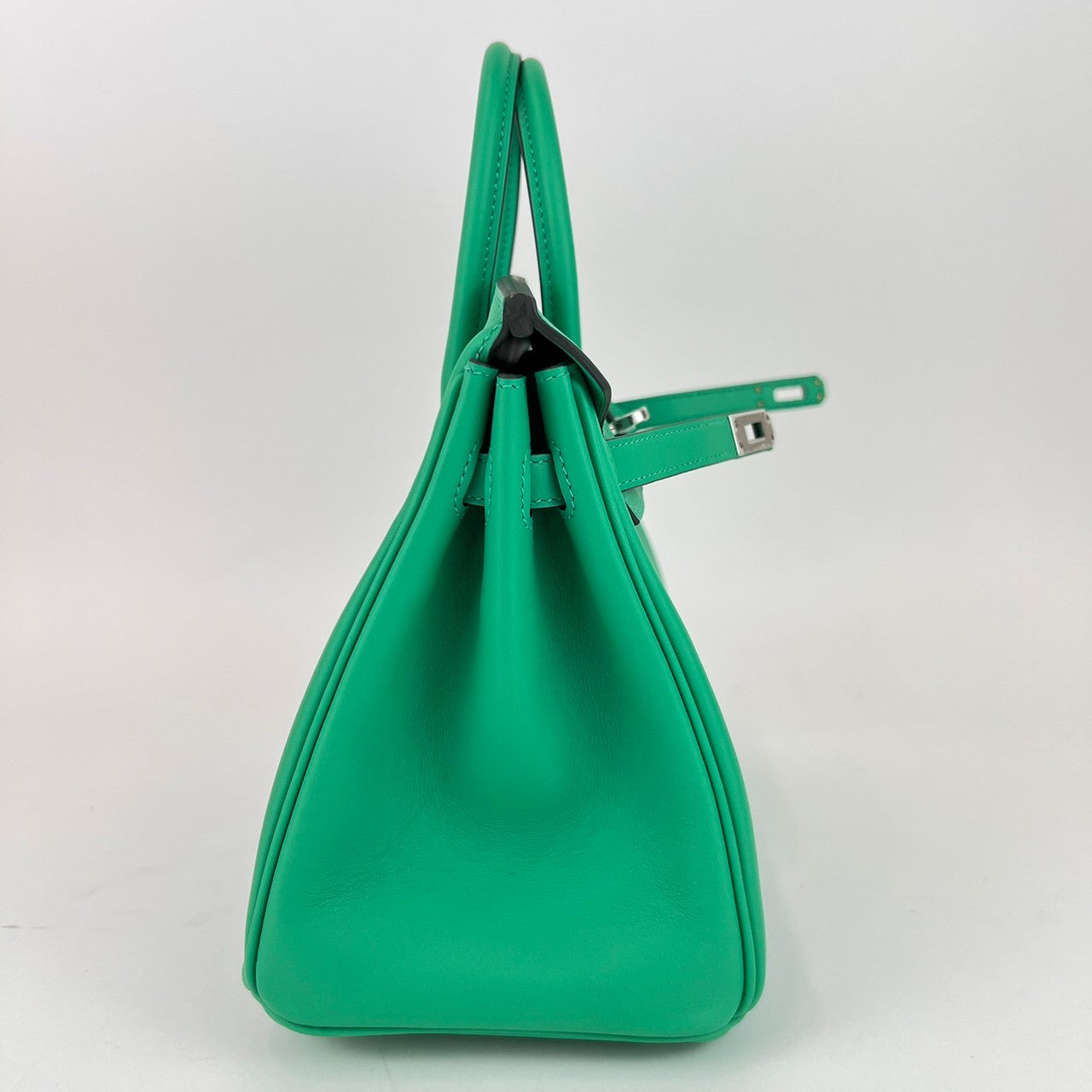 Birkin25 バーキン25 Menthe ミント Swift スイフト PHW シルバー金具 U刻印