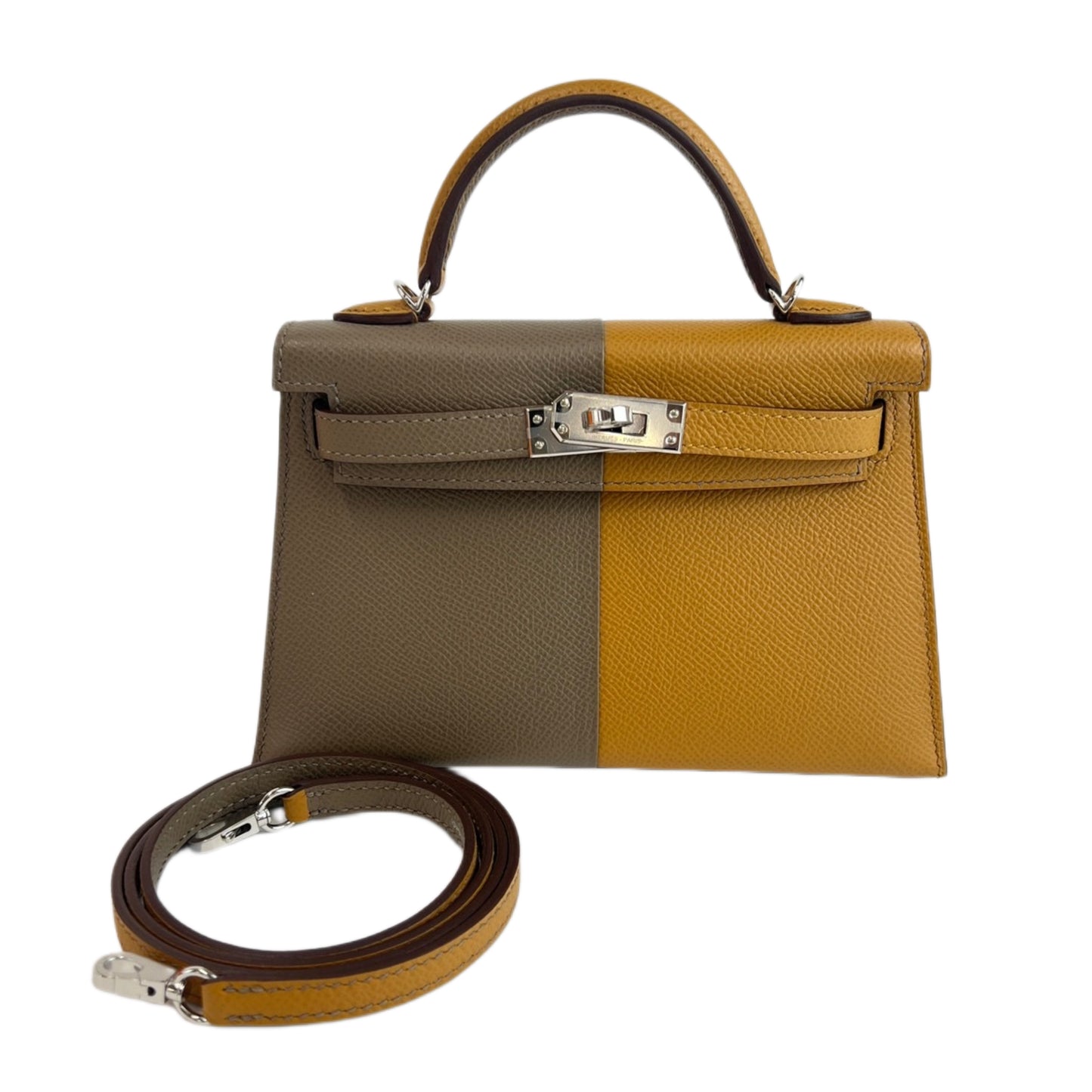 Mini Kelly Casaque ミニケリー カザック Etoupe/sesami エトープ/セサミ SHW シルバー金具 Epsom エプソン Z刻