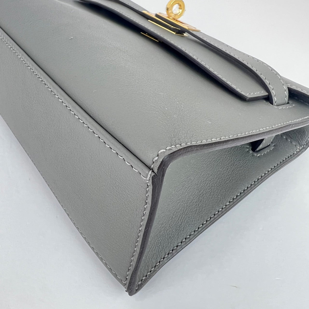 新品 HERMES ポシェットケリー グリスメイヤー スイフト ゴールド U刻