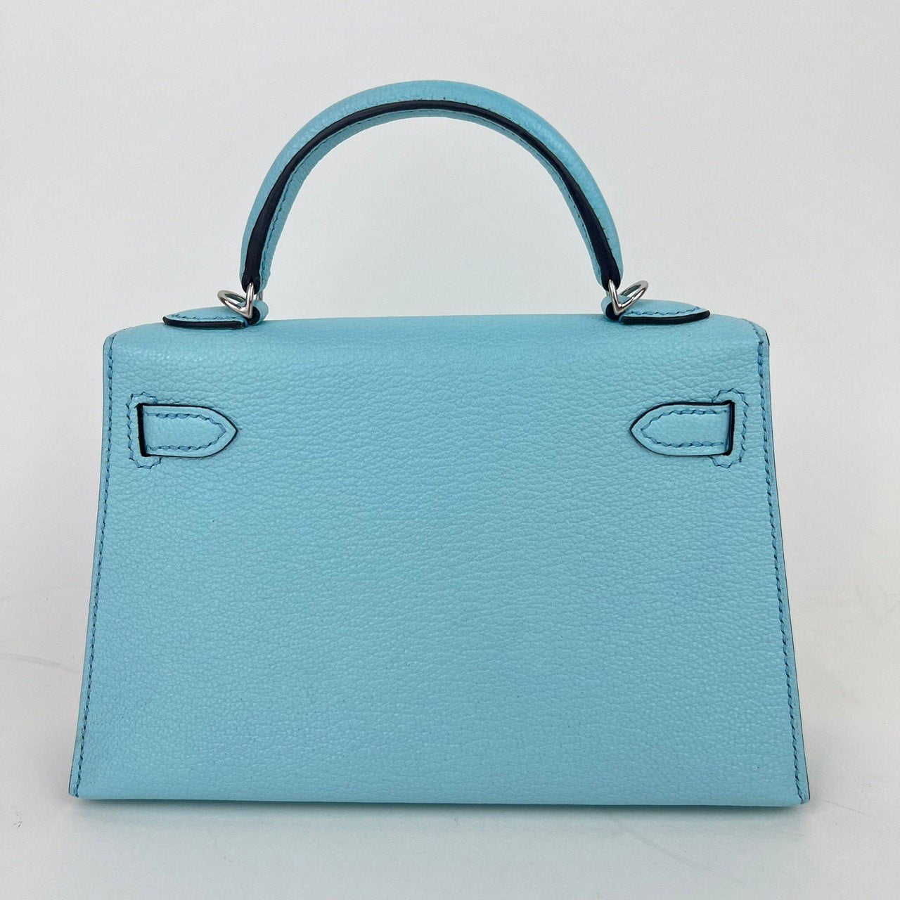 Mini Kelly ミニケリー Bleu zephyr ブルーゼフィール PHW シルバー金具