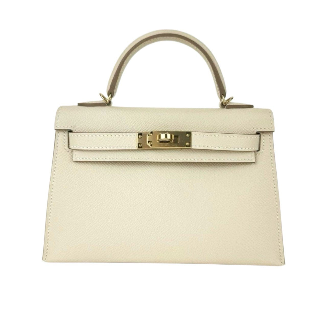 Mini Kelly personal order ミニケリーパーソナルオーダー Epsom エプソン Craie/Gold クレ/ゴールド GHW ゴールド金具 Z刻 レディースバッグ ショルダーバッグ