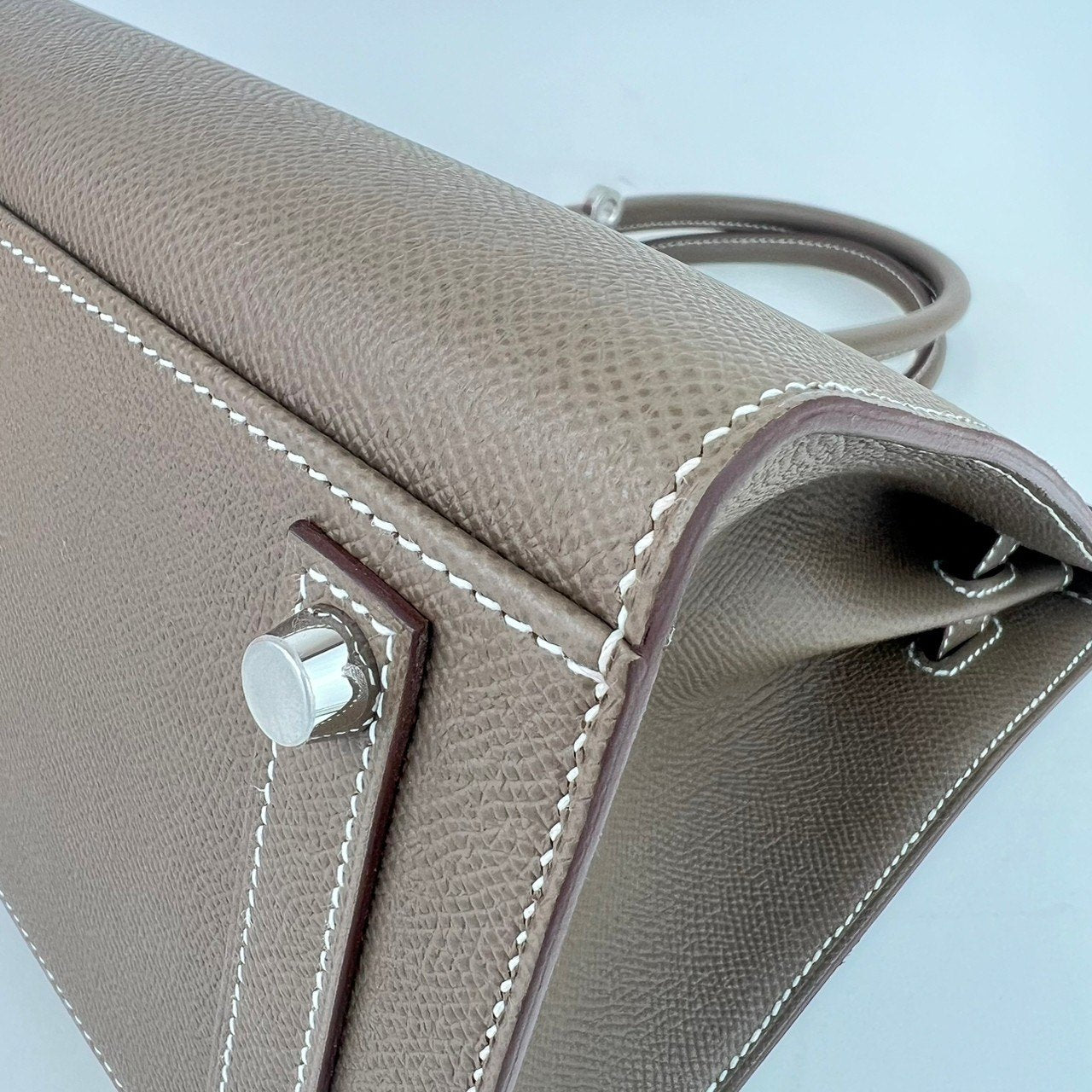 新品未使用 B刻 HERMES エルメス Birkin30 Sellier バーキン30セリエ Etoupe エトープ PHW シルバー金具