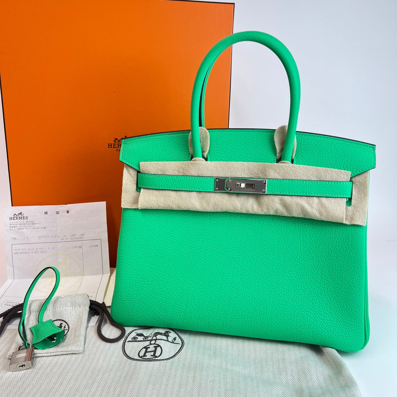 Birkin 30 バーキン 30 B刻印 Vert comics ヴェールコミック PHW シルバー金具 Togo トゴ