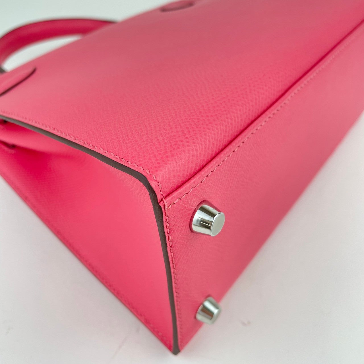 Kelly25 ケリー25 Rose azalee ローズアザレ Epsom エプソン PHW シルバー金具 2WAYバック ハンドバック ショルダーバック