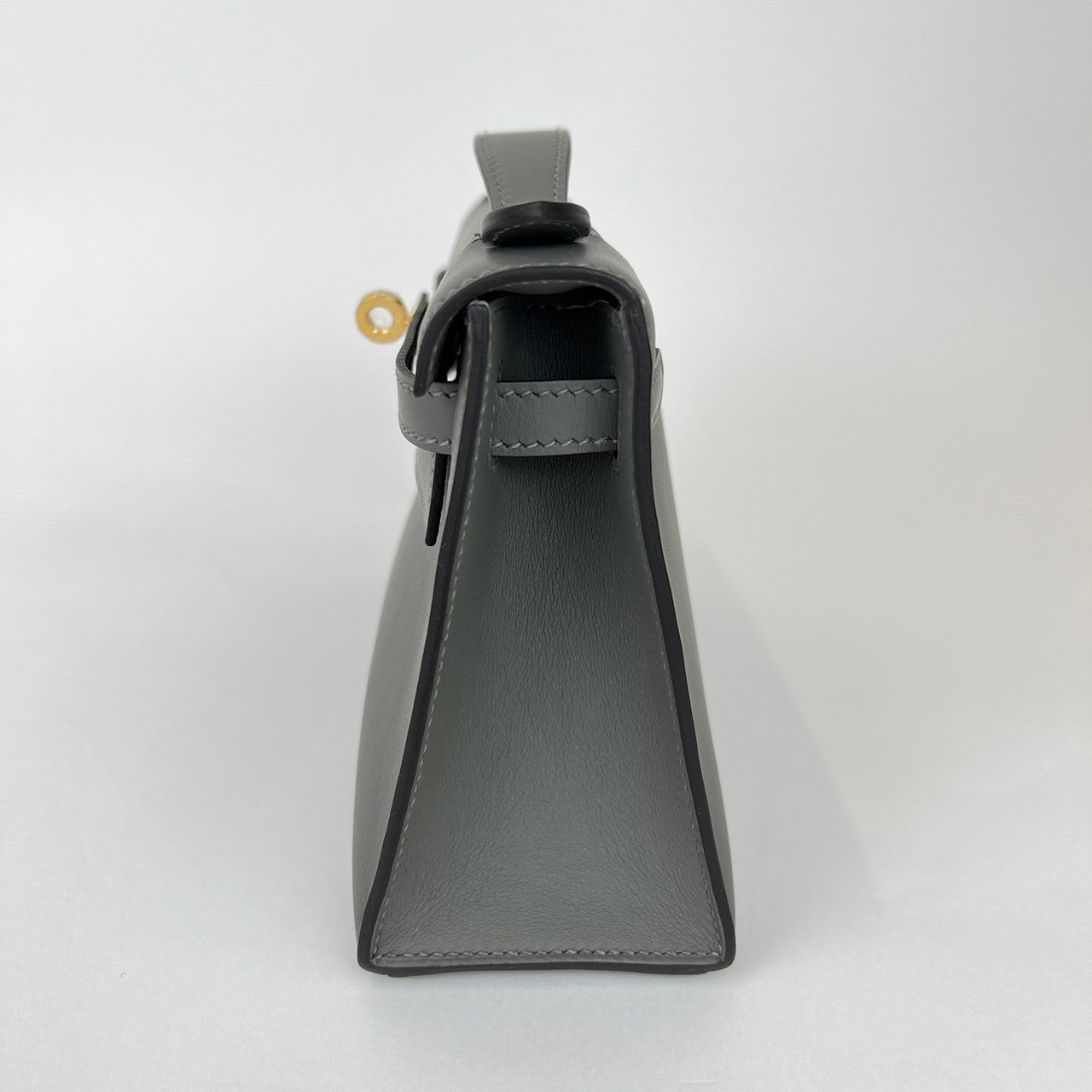 新品 HERMES ポシェットケリー グリスメイヤー スイフト ゴールド U刻