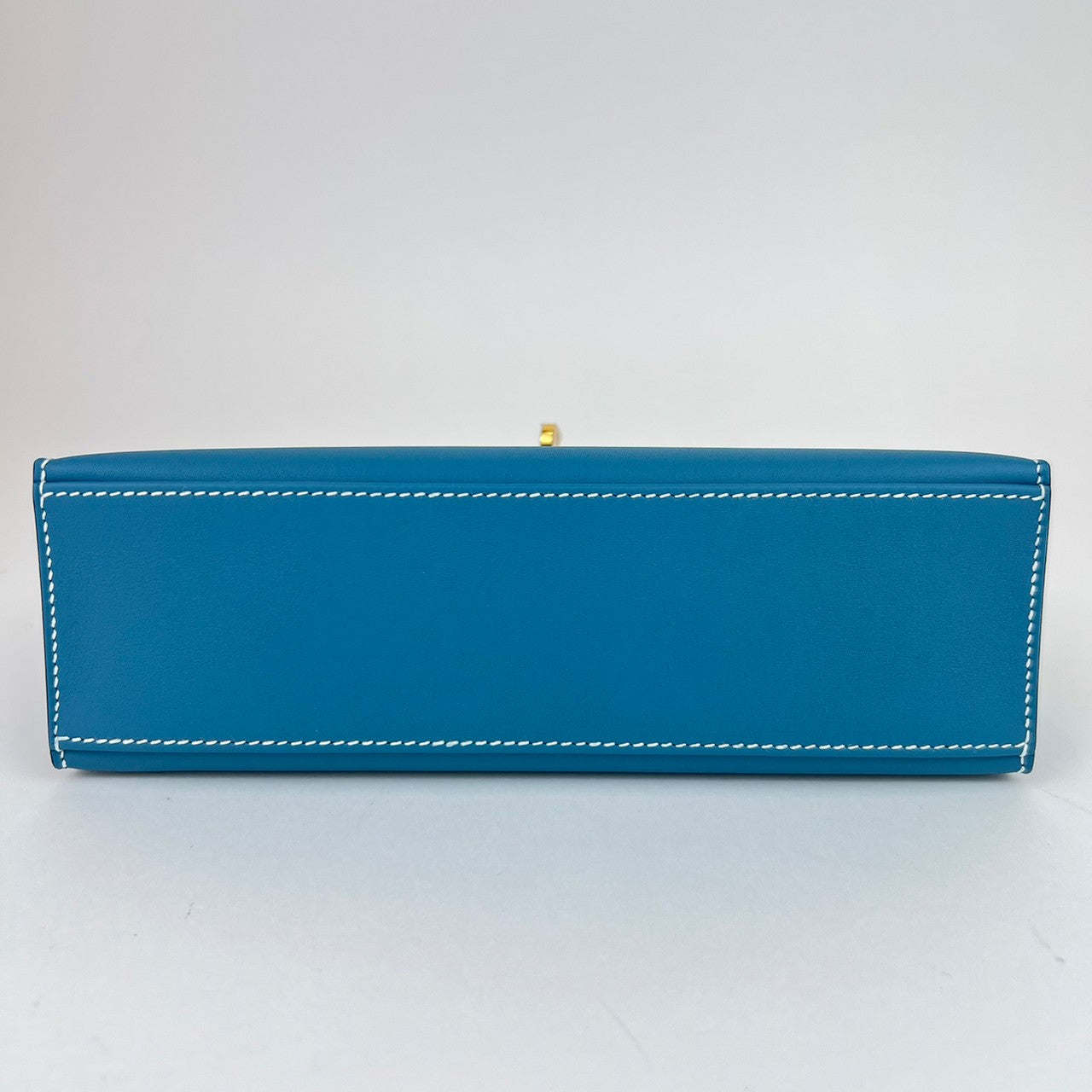 Pochette kelly ポシェットケリー Blue jean ブルージーン Swift スイフト GHW ゴールド金具 B刻印