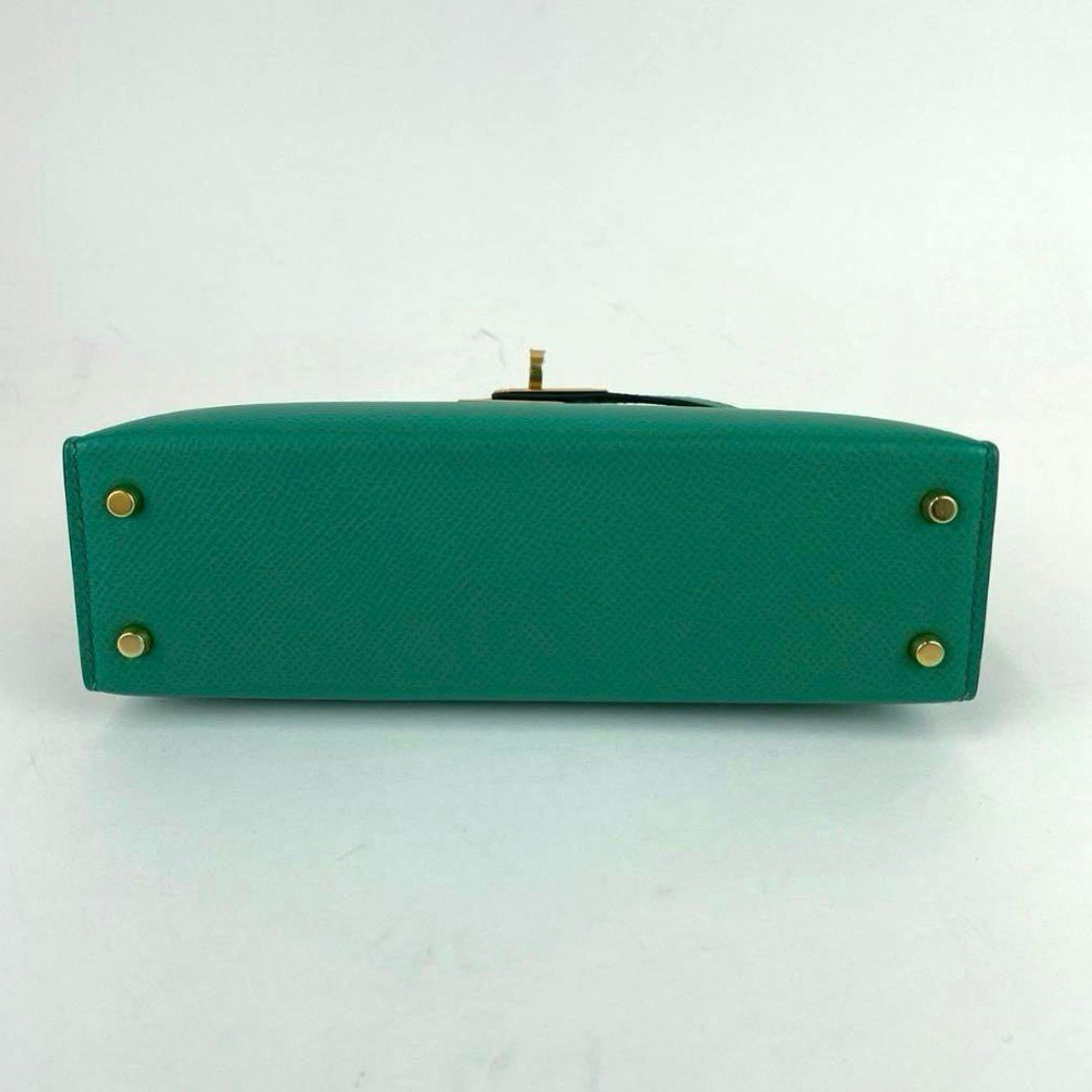 Mini Kelly ミニケリー Vert vertigo ヴェールヴェルティゴ Epsom エプソン GHW ゴールド金具