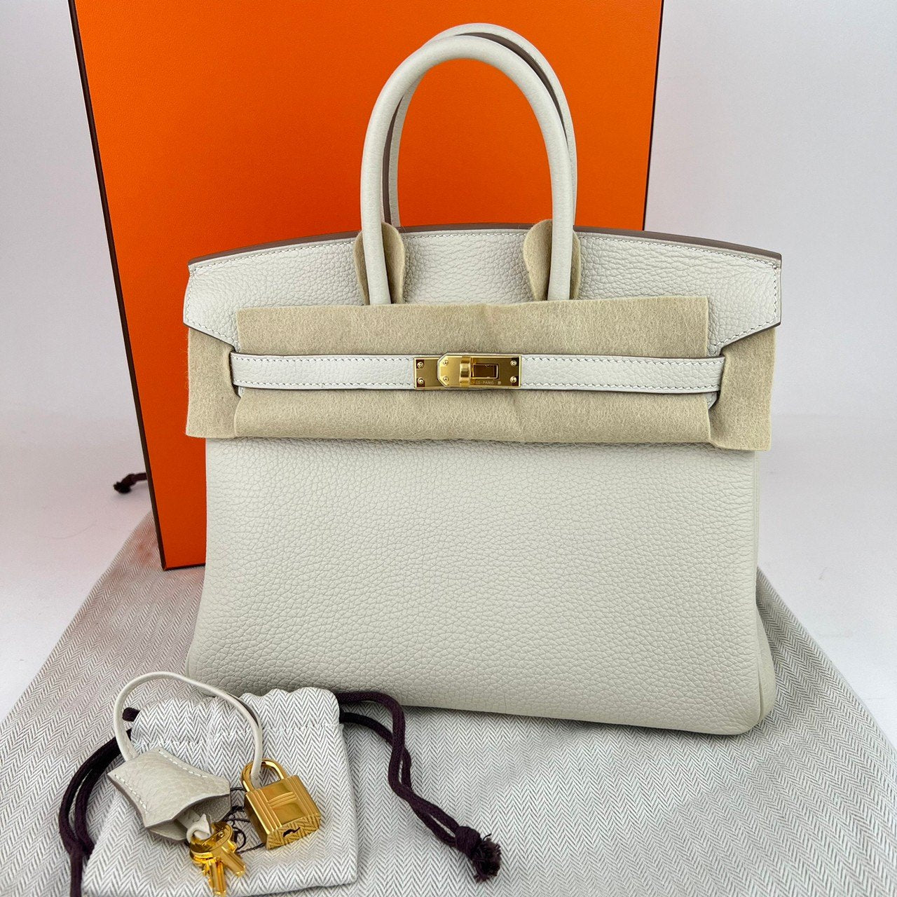 Birkin25 バーキン25 Craie クレ GHW ゴールド金具 Z刻
