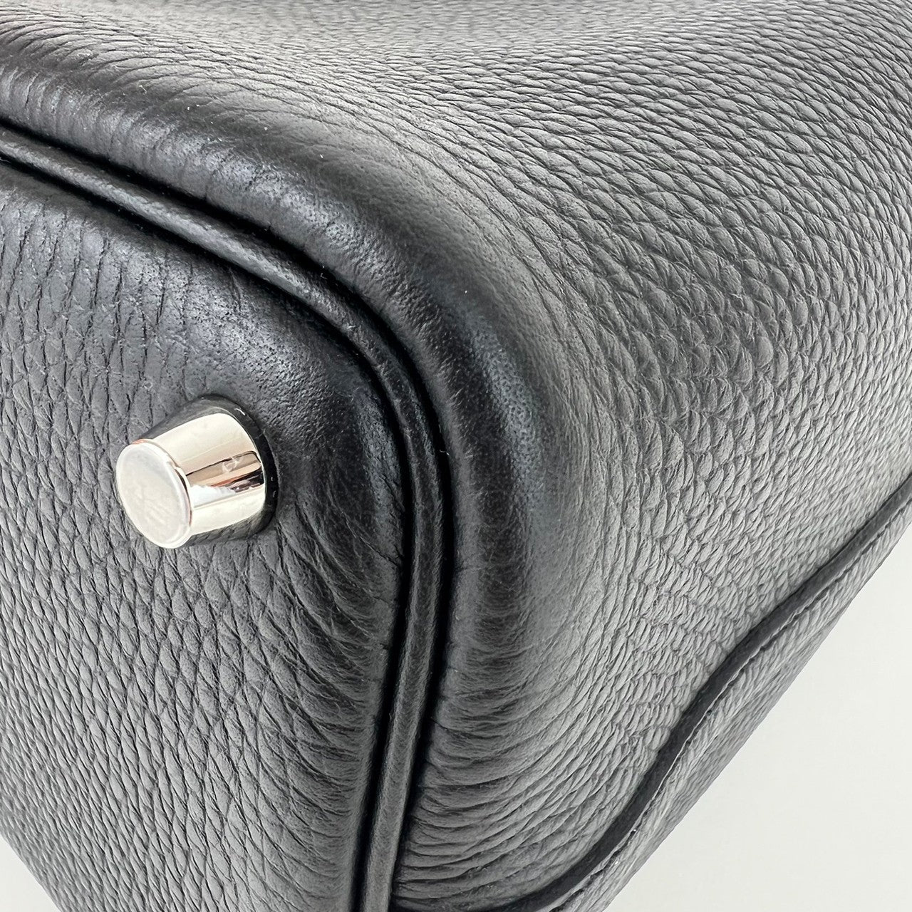 Picotin Lock PM ピコタンロックPM Black ブラック Taurillon clemenceトリヨンクレマンス PHW シルバー金具 B刻印