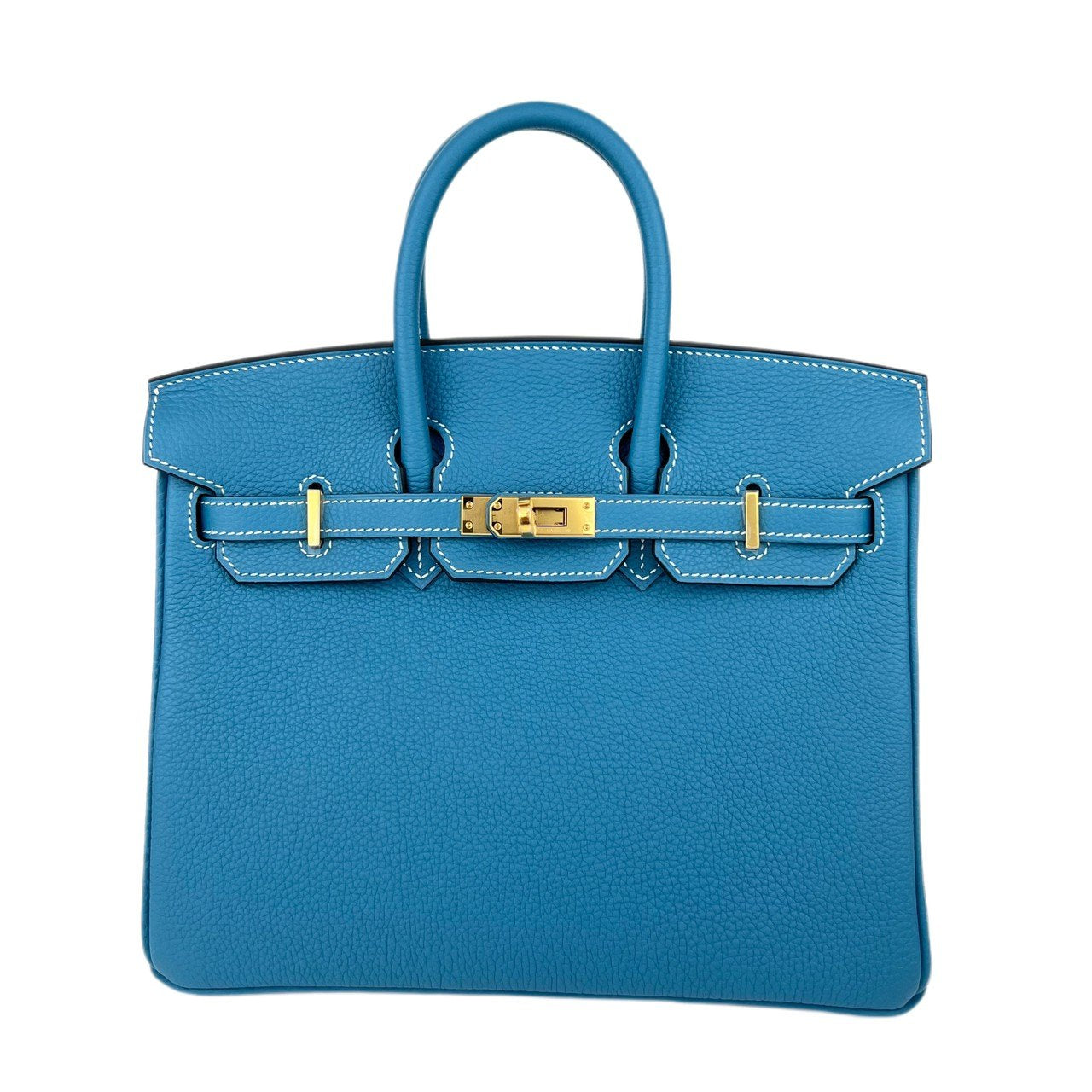新品 HERMES エルメス Birkin25 バーキン25 Blue Jean ブルージーン B刻 GHW ゴールド金具