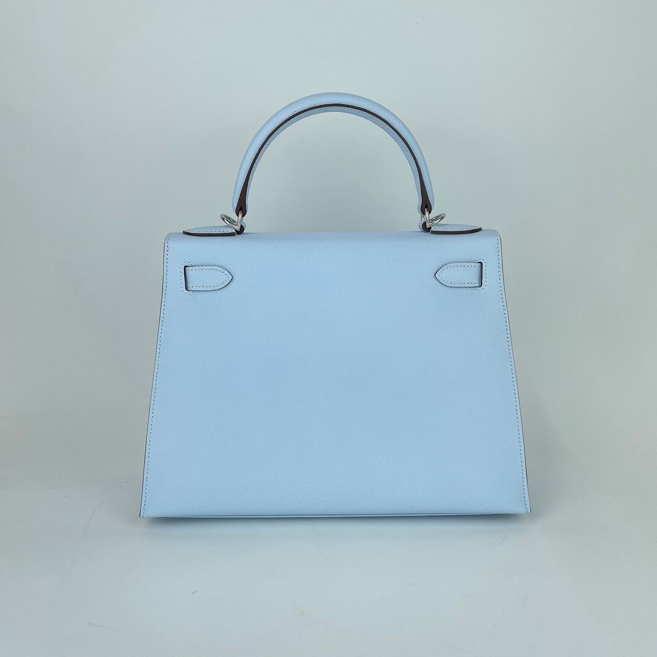 ケリー28 セリエ Kelly28 Sellier Y刻 ブルーブリュム Bleu Brume シルバー金具 PHW エプソン Epsom