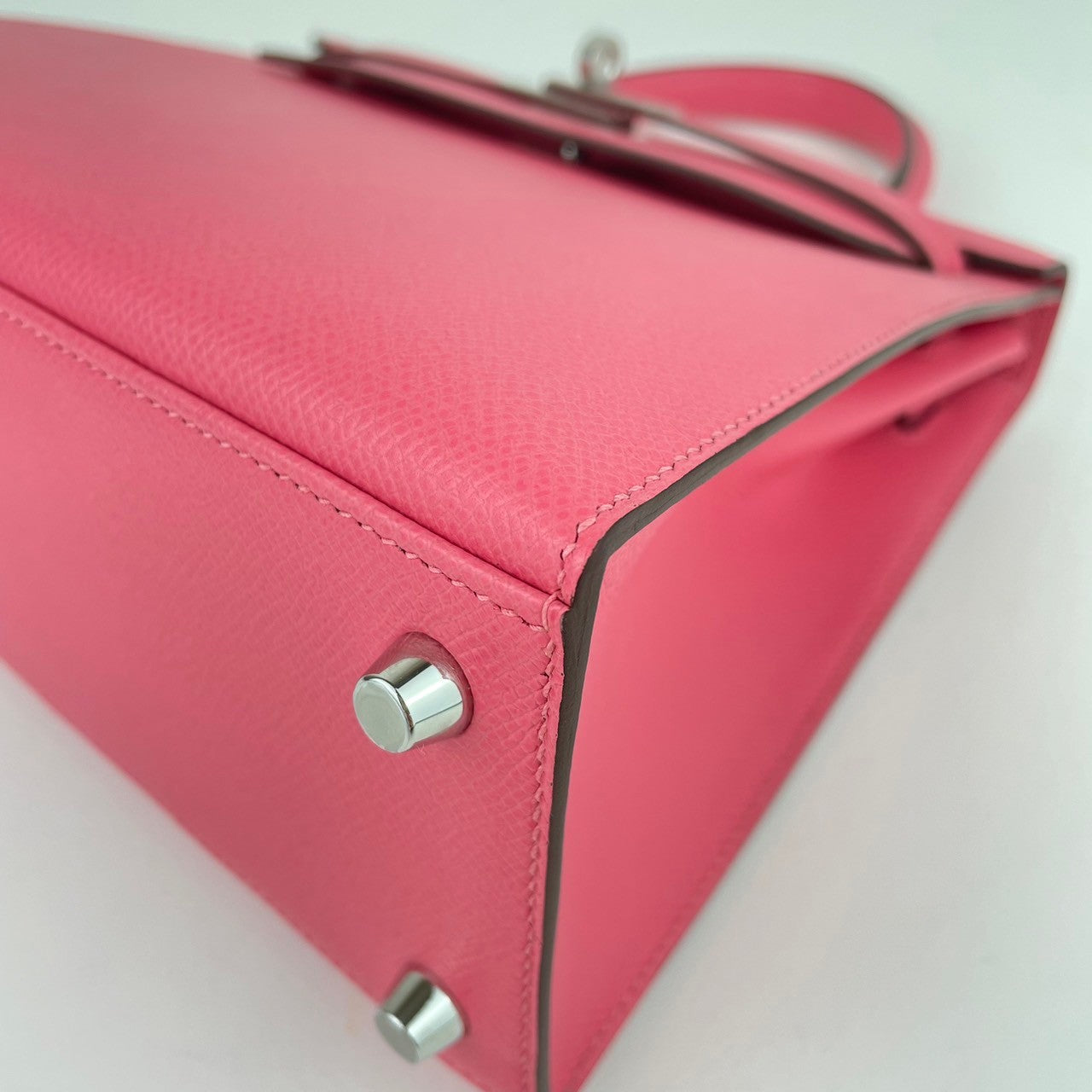 Kelly25 ケリー25 Rose azalee ローズアザレ Epsom エプソン PHW シルバー金具 2WAYバック ハンドバック ショルダーバック