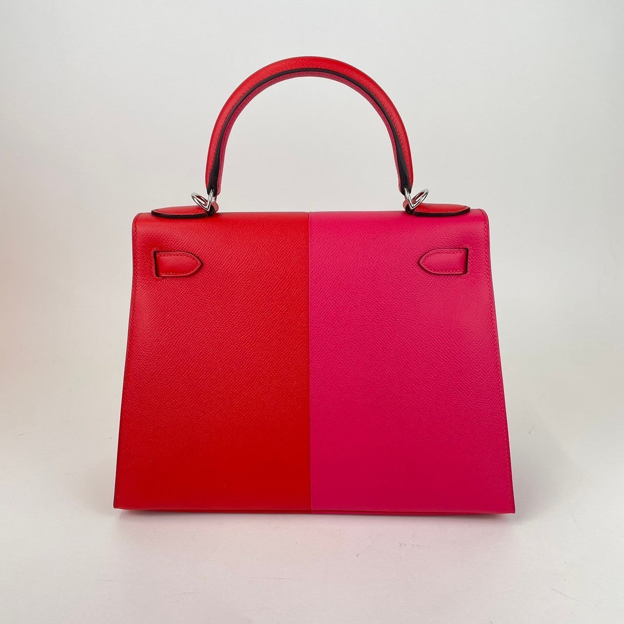 Kelly28 casaque ケリー28 カザック Rouge de coeur/Rose extreme/Bleu zanzibar ルージュデクール/ローズエクストリーム/ブルーザンジバル Epsom エプソン PHW シルバー金具 Z刻 2wayバッグ ショルダーバッグ