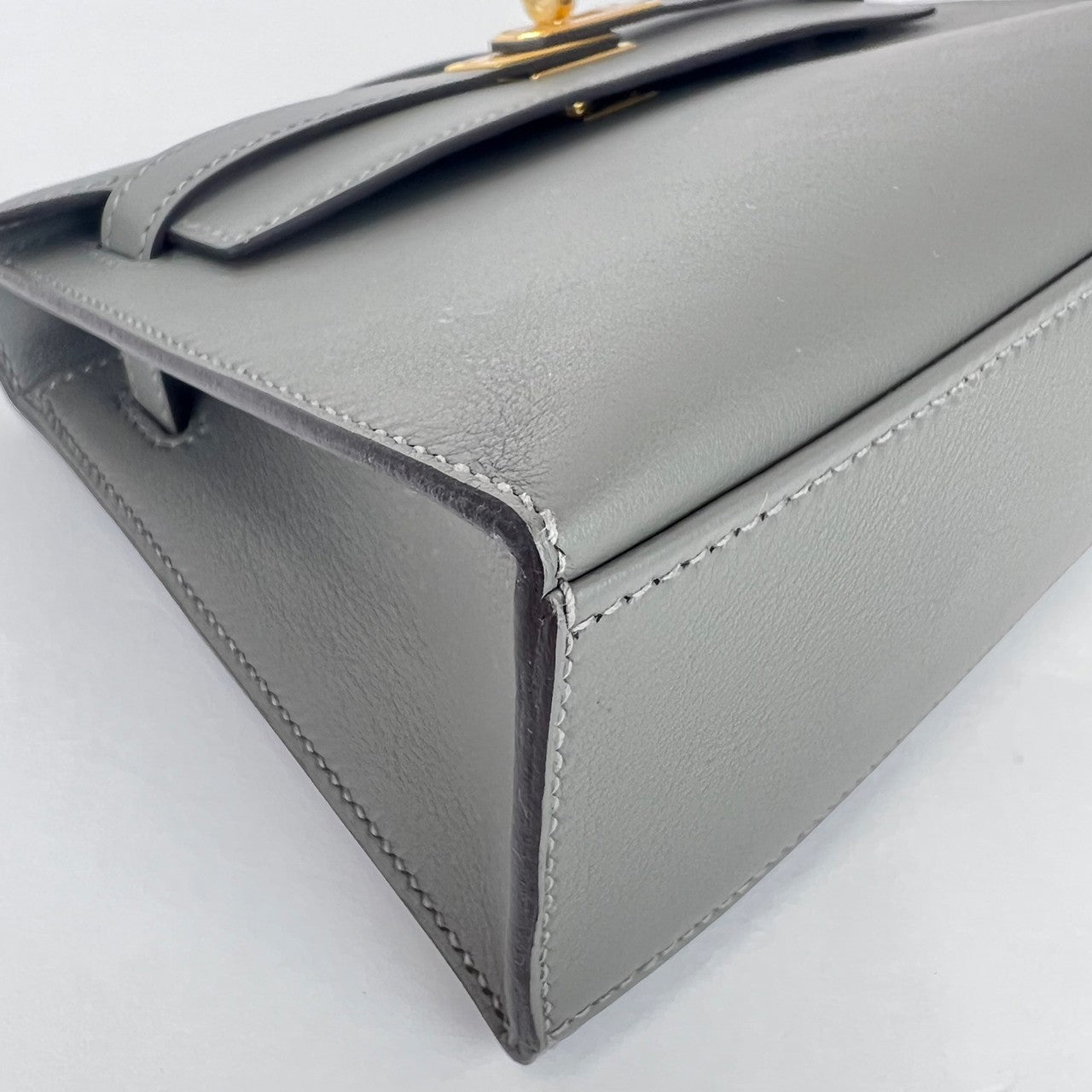 新品 HERMES ポシェットケリー グリスメイヤー スイフト ゴールド U刻