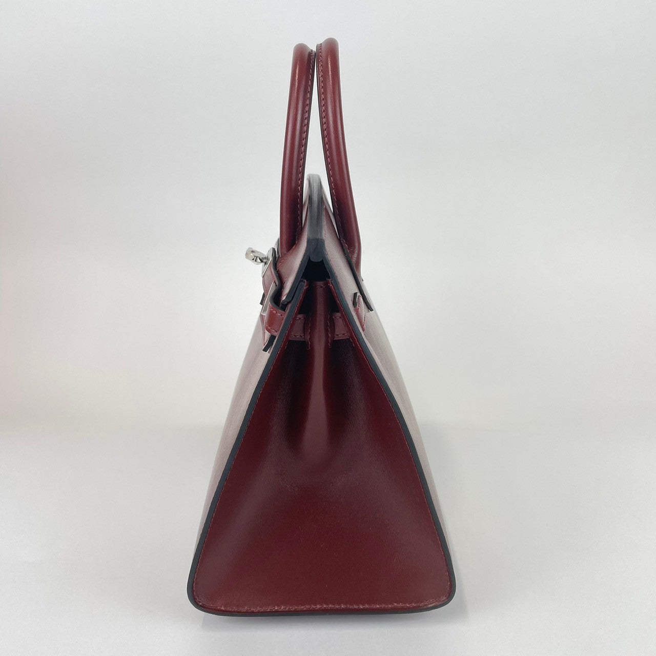 Birkin25 バーキン25 Sellier セリエ Rouge H ルージュ H Box calf ボックスカーフ PHW シルバー金具 U刻印