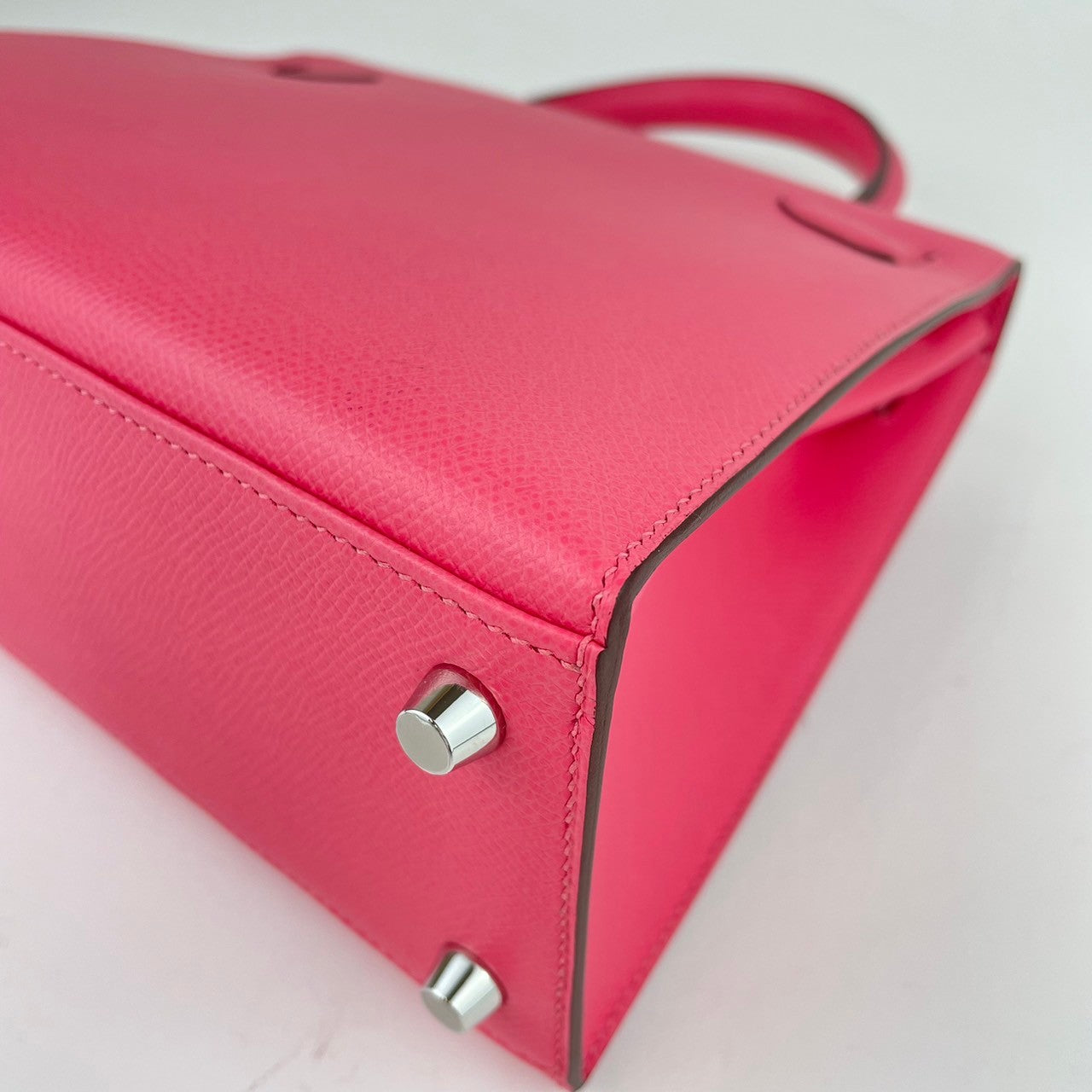 Kelly25 ケリー25 Rose azalee ローズアザレ Epsom エプソン PHW シルバー金具 2WAYバック ハンドバック ショルダーバック