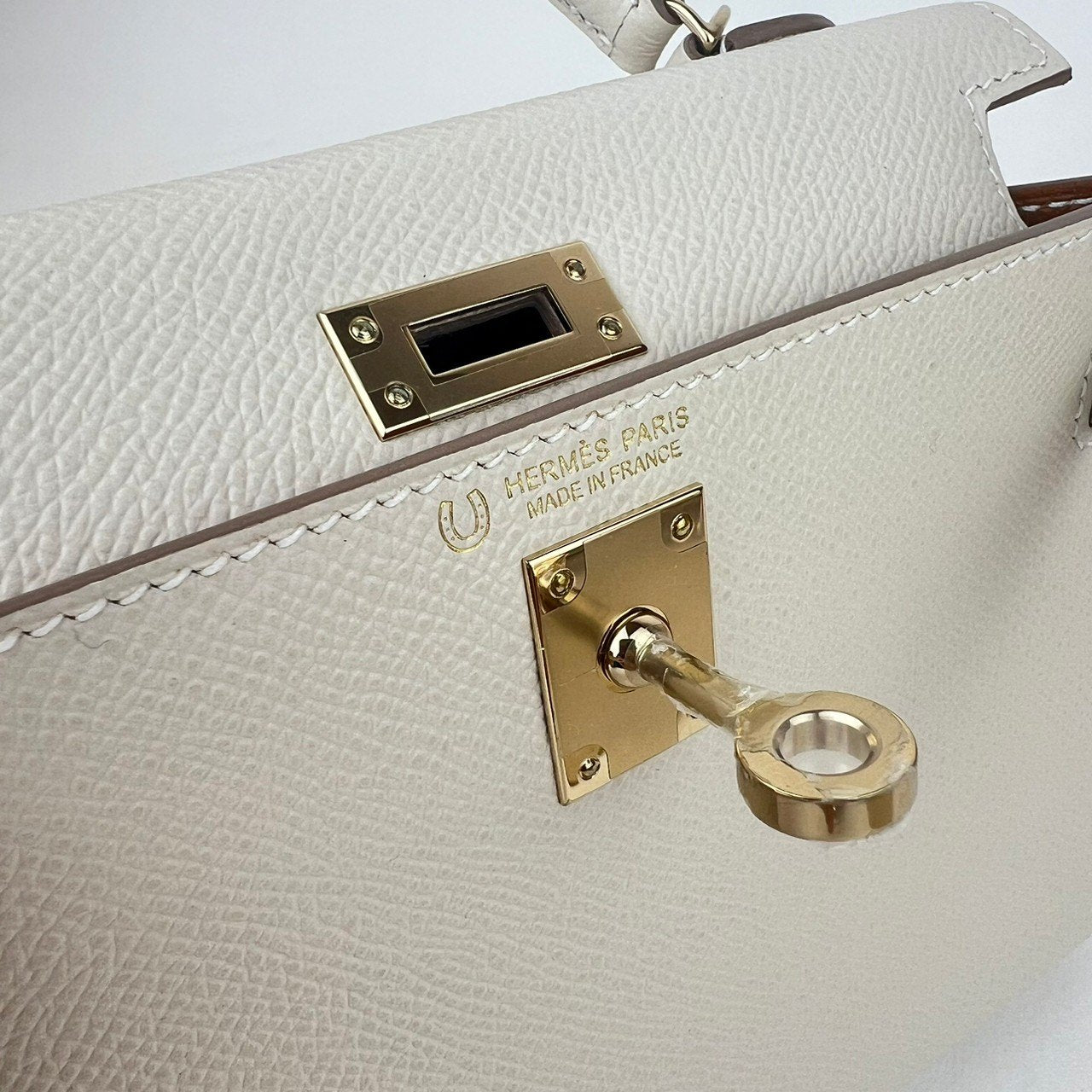 Mini Kelly personal order ミニケリーパーソナルオーダー Epsom エプソン Craie/Gold クレ/ゴールド GHW ゴールド金具 Z刻 レディースバッグ ショルダーバッグ
