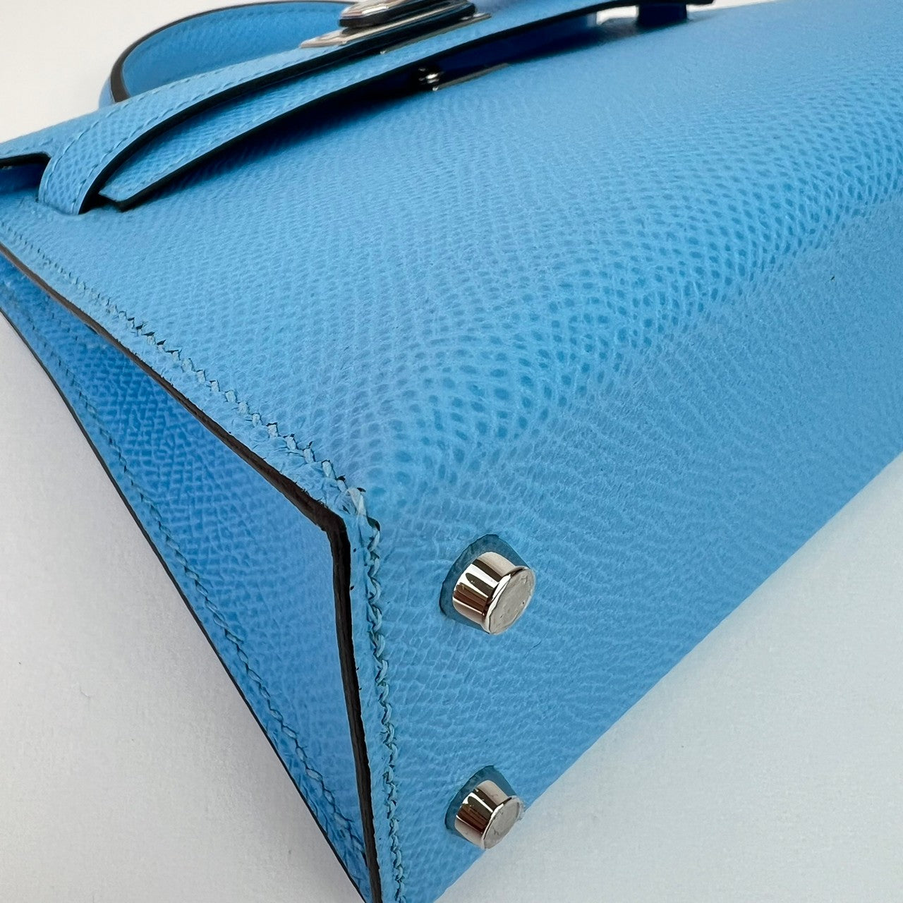 Mini Kelly ミニケリー Celeste セレステ Epsom エプソン PHW シルバー金具 B刻