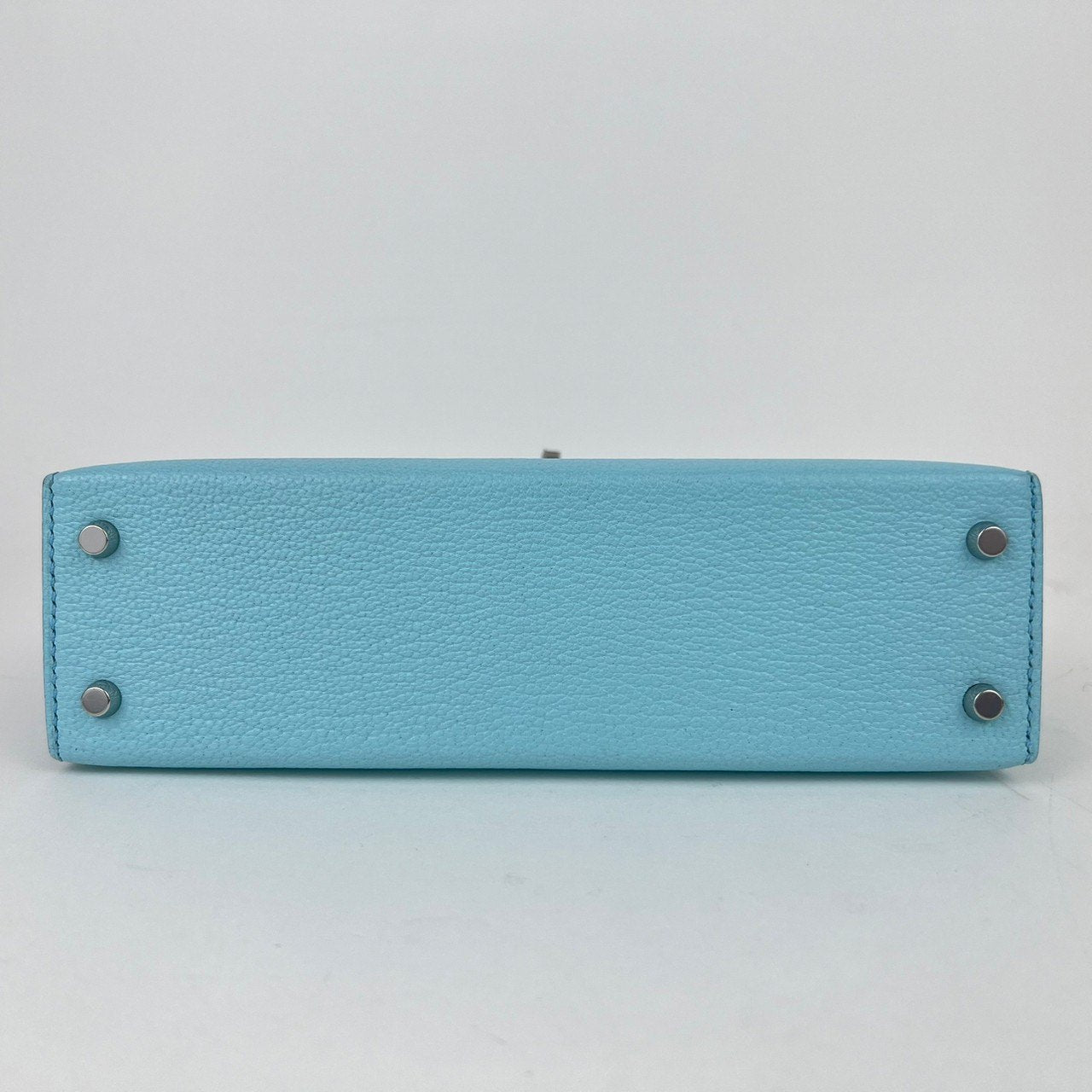 Mini Kelly ミニケリー Bleu zephyr ブルーゼフィール PHW シルバー金具
