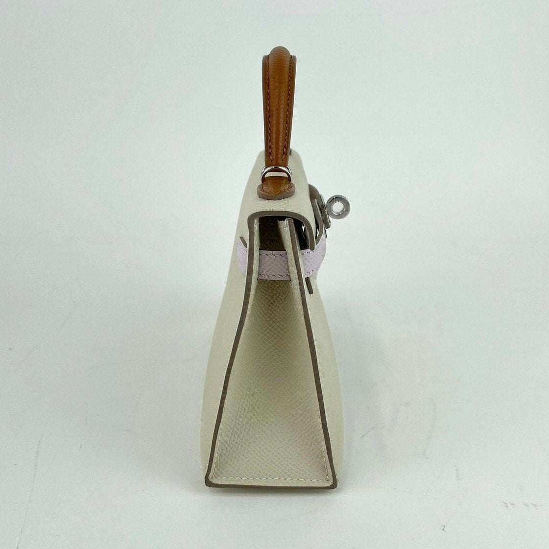 Mini kelly trico ミニケリー Craie クレ Epsom エプソン PHW シルバー金具 B刻