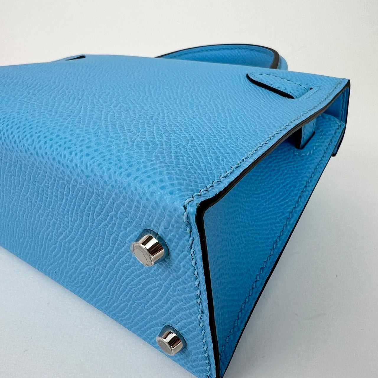 Mini Kelly ミニケリー Celeste セレステ Epsom エプソン PHW シルバー金具 B刻