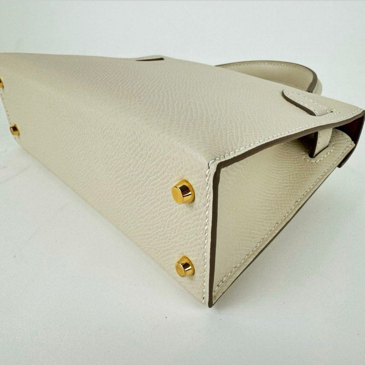 Mini Kelly personal order ミニケリーパーソナルオーダー Epsom エプソン Craie/Gold クレ/ゴールド GHW ゴールド金具 Z刻 レディースバッグ ショルダーバッグ