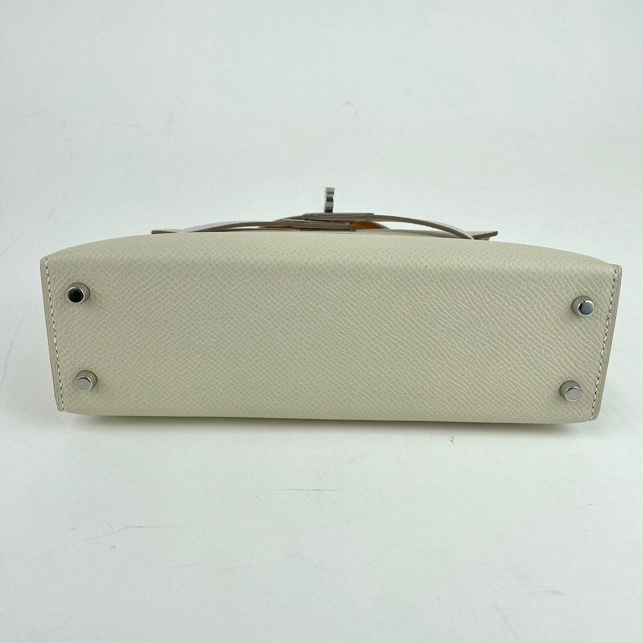 Mini kelly trico ミニケリー Craie クレ Epsom エプソン PHW シルバー金具 B刻