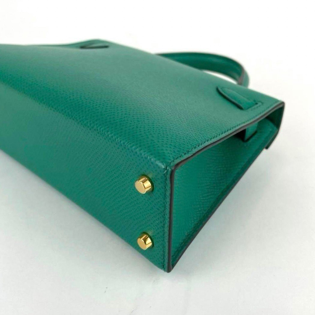 Mini Kelly ミニケリー Vert vertigo ヴェールヴェルティゴ Epsom エプソン GHW ゴールド金具