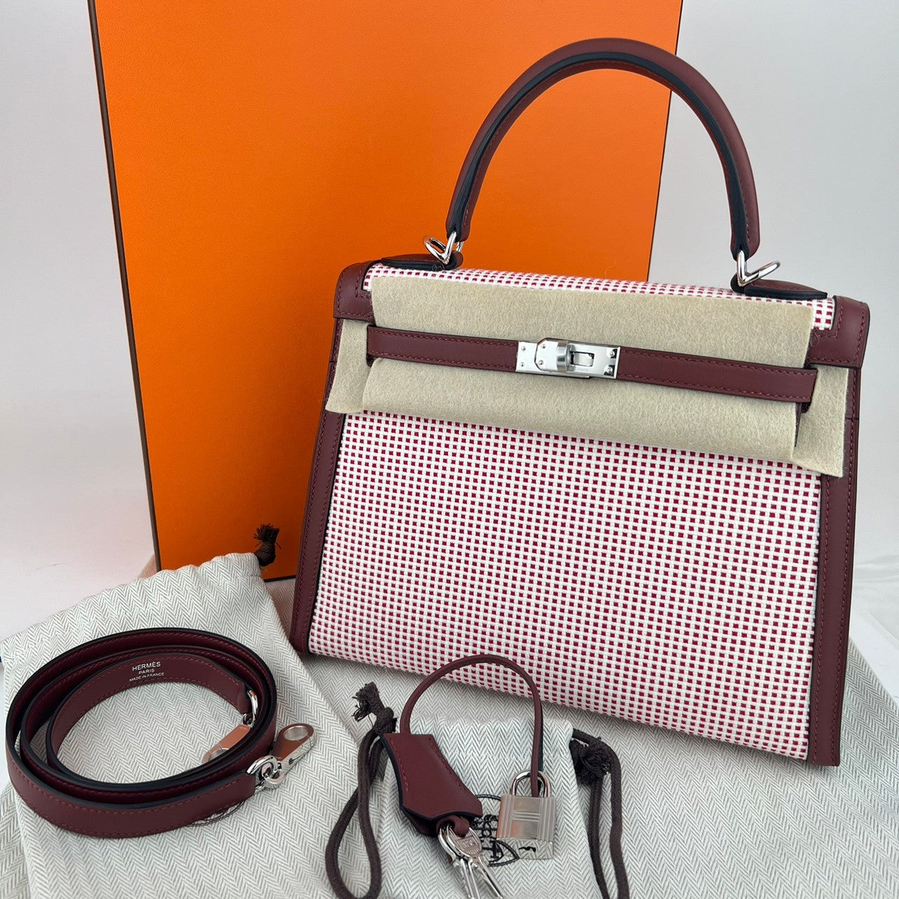 Kelly25 ケリー25 Framboise フランボワーズ PHW シルバー金具 B刻