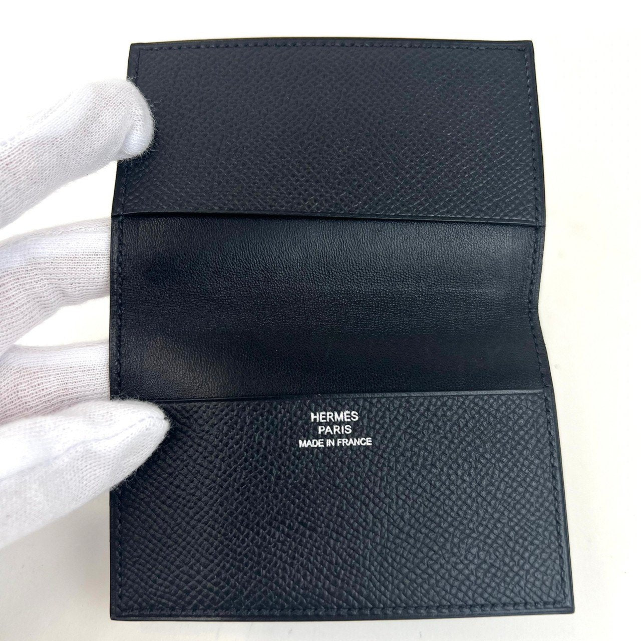 カードケース 名刺入れ Stamp-X X刻印 Black ブラック