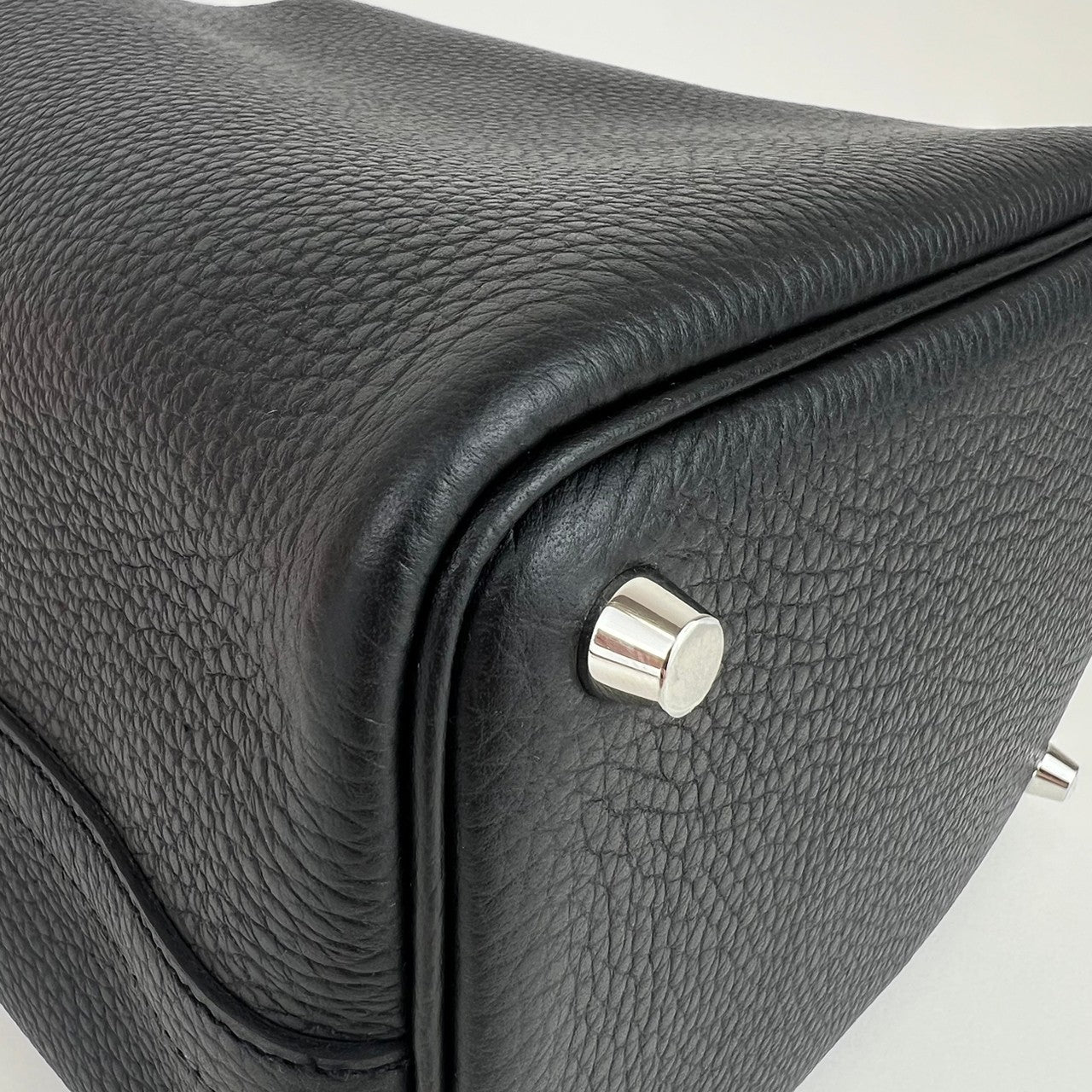 Picotin Lock PM ピコタンロックPM Black ブラック Taurillon clemenceトリヨンクレマンス PHW シルバー金具 B刻印