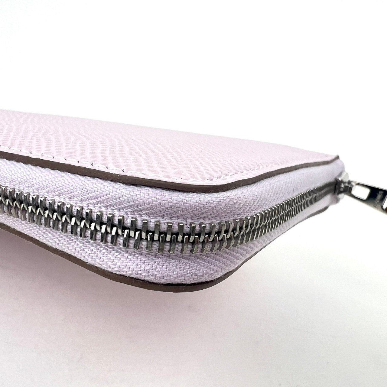 AZAP SILKIN LONG アザップ シルクイン ロング Stamp-B B刻印 Epsom エプソン Mauve Pale モーヴペール SV925 シルバー金具 長財布